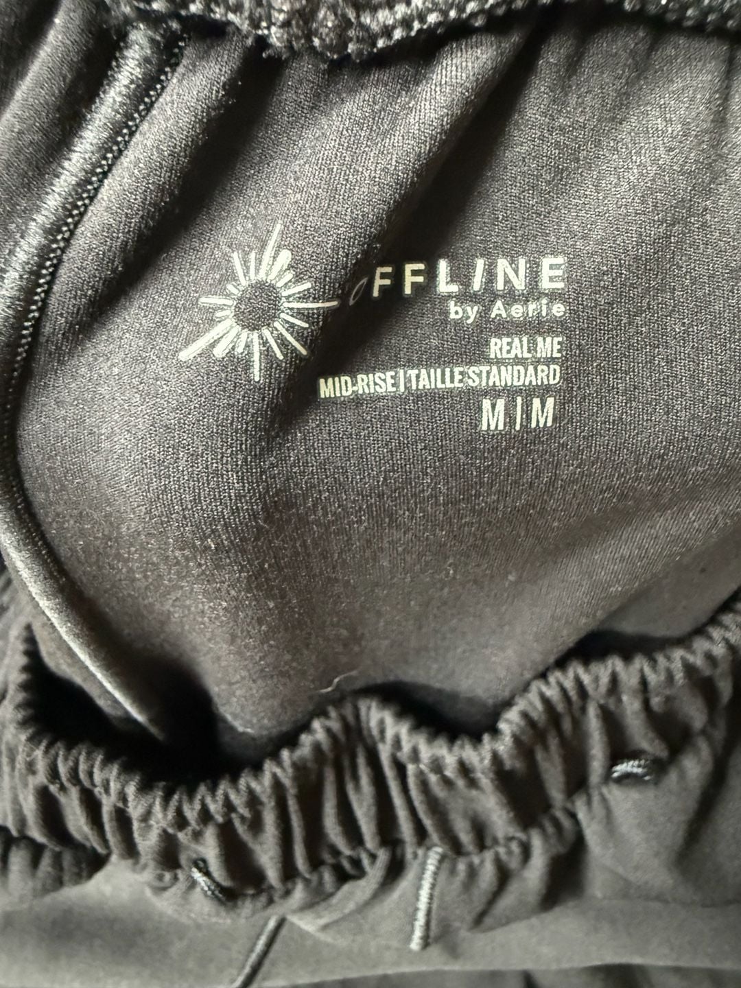 Offline By Aerie Real Me Track Trouser Size M Black 5