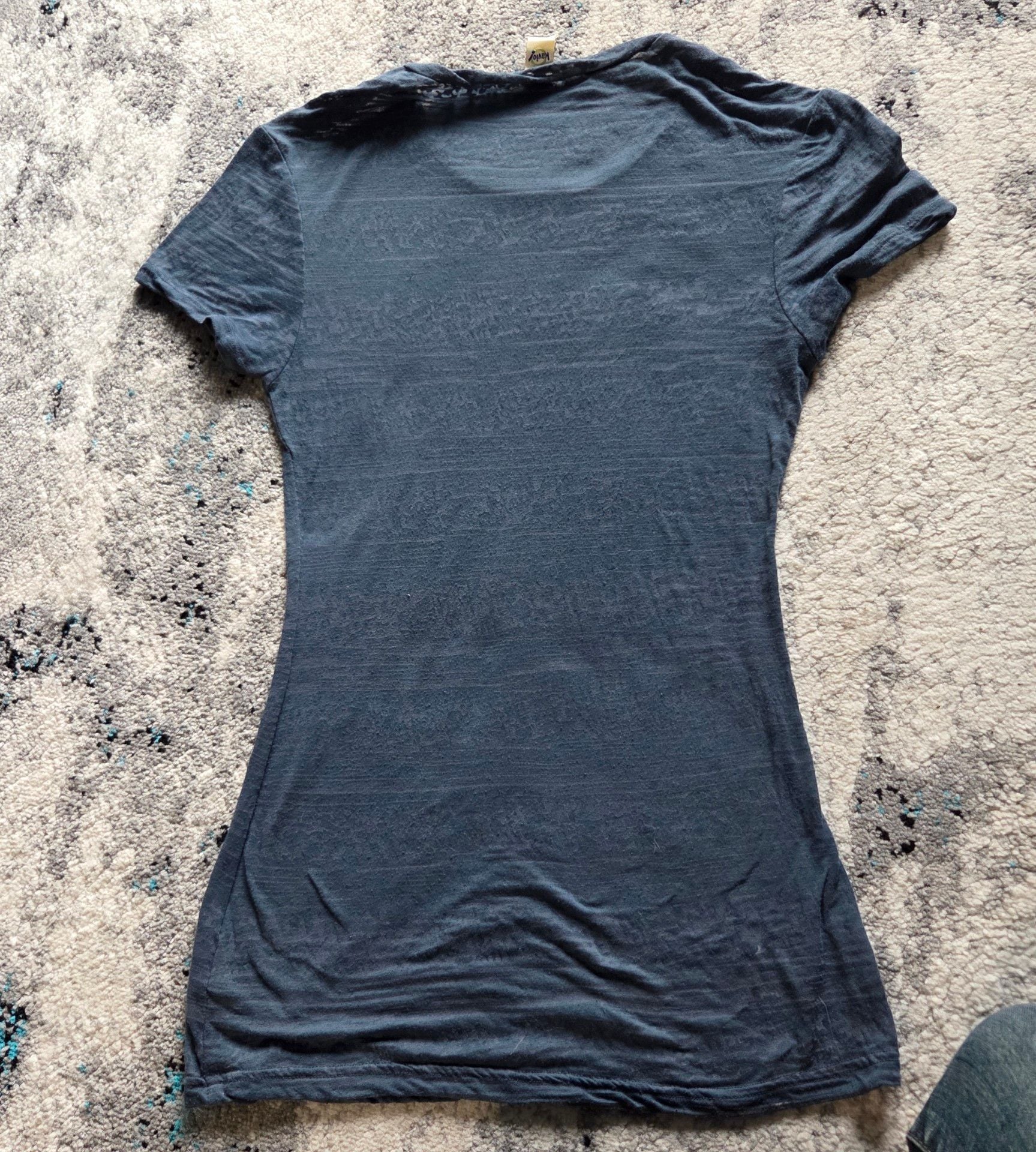 Kavio! Chevrolet Camaro 2010 Graphic T-Shirt Large Blue Skull Wings Y2K 7