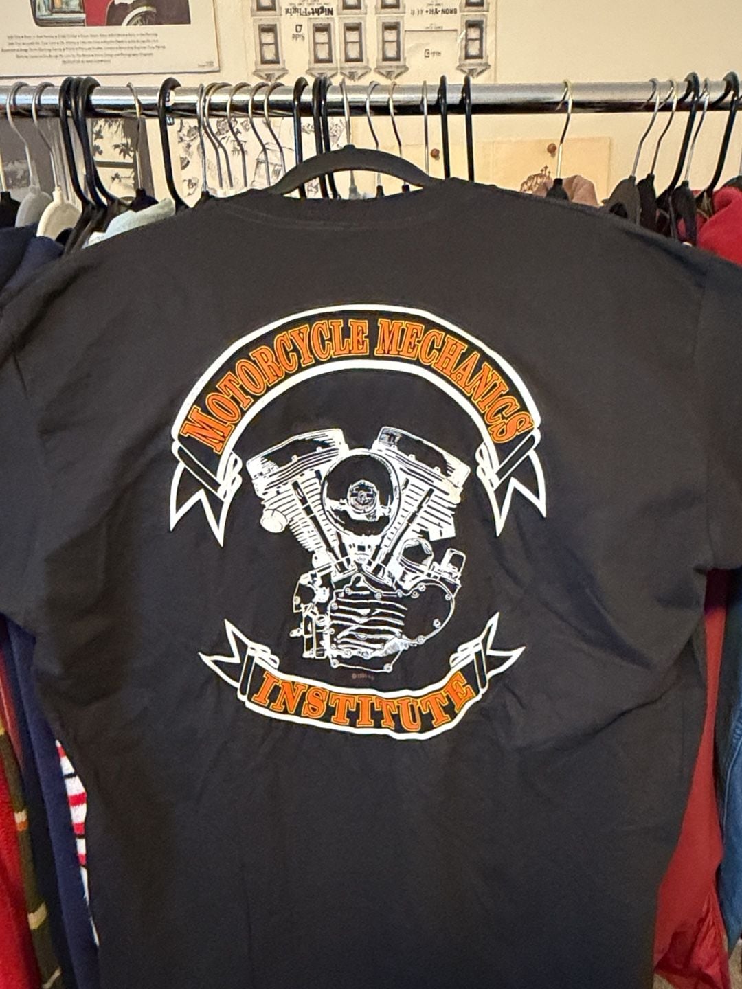 Harley-Davidson Motorcycle Mechanics Institute T-Shirt Size XL Black Vintage 4