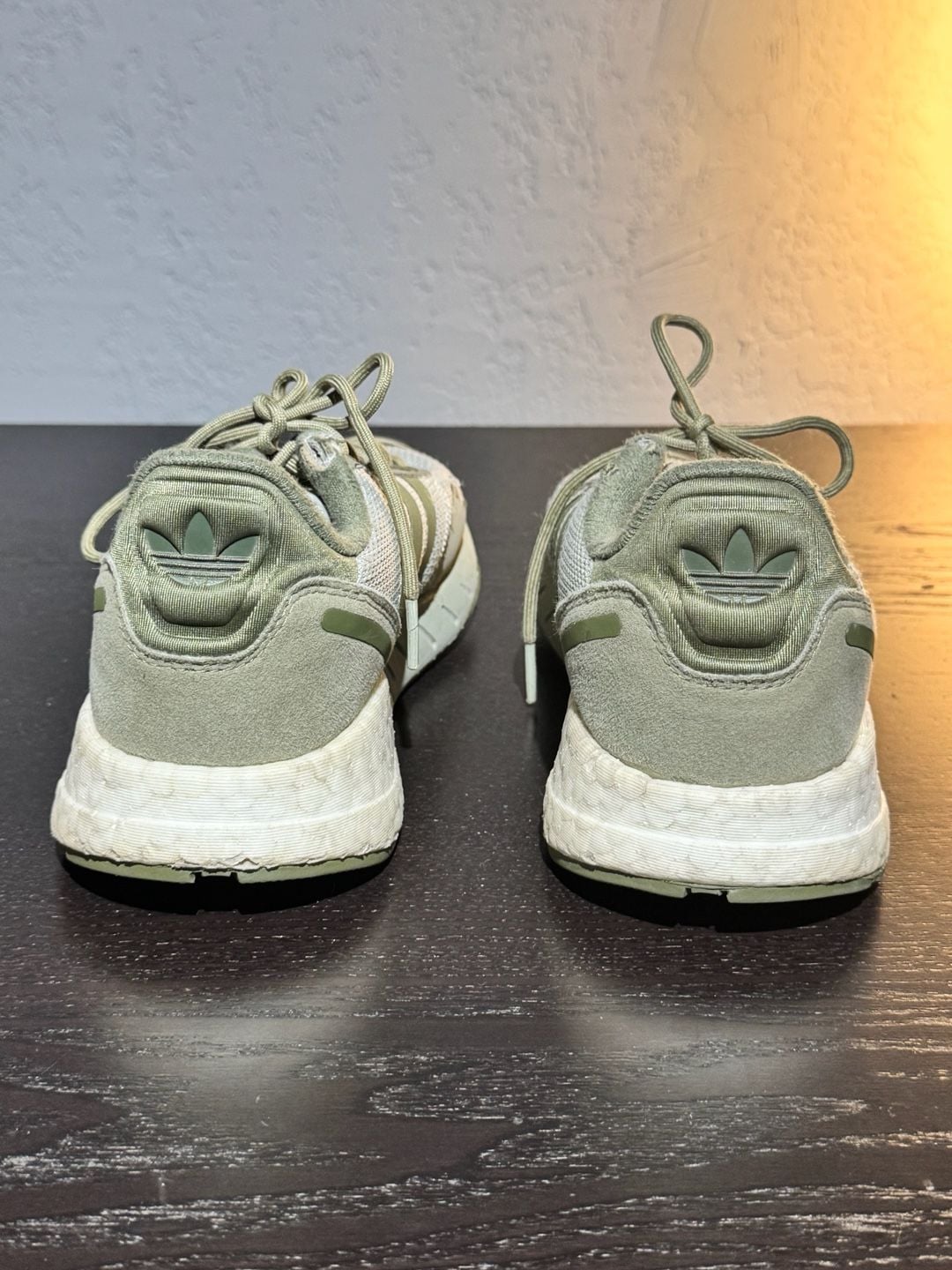 Adidas ZX 1K Boost Running Shoes Olive 7