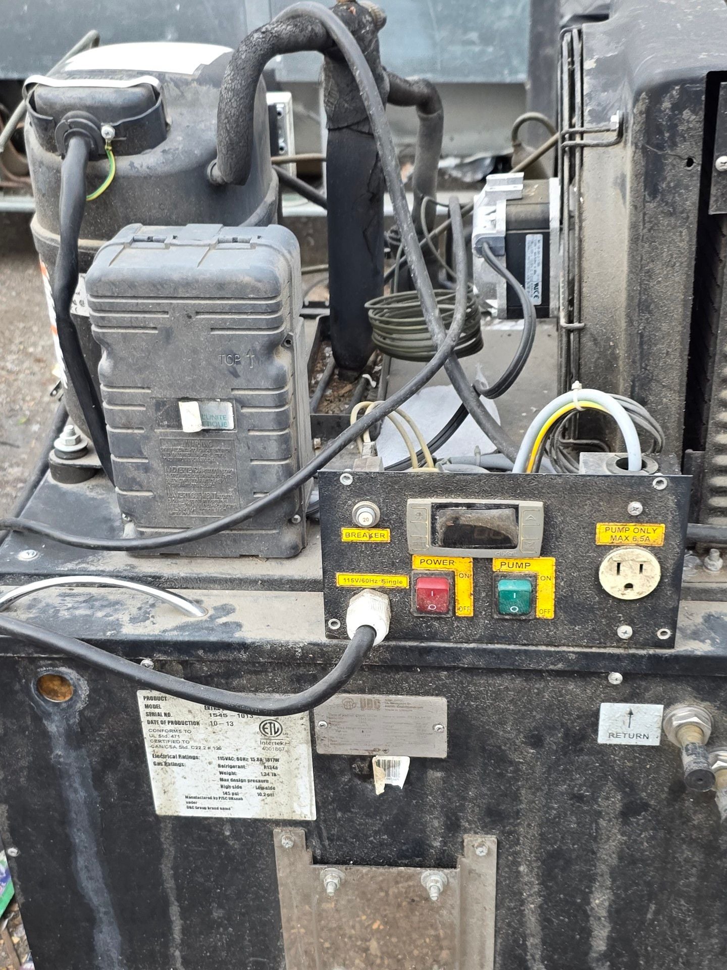 UBC Group Extra 3/4 HP Electric Glycol Chiller Pump System Used Good 2