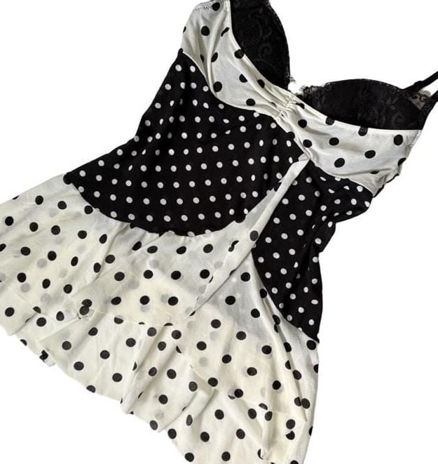 Victoria's Secret Polka Dot Babydoll Camisole Top 3