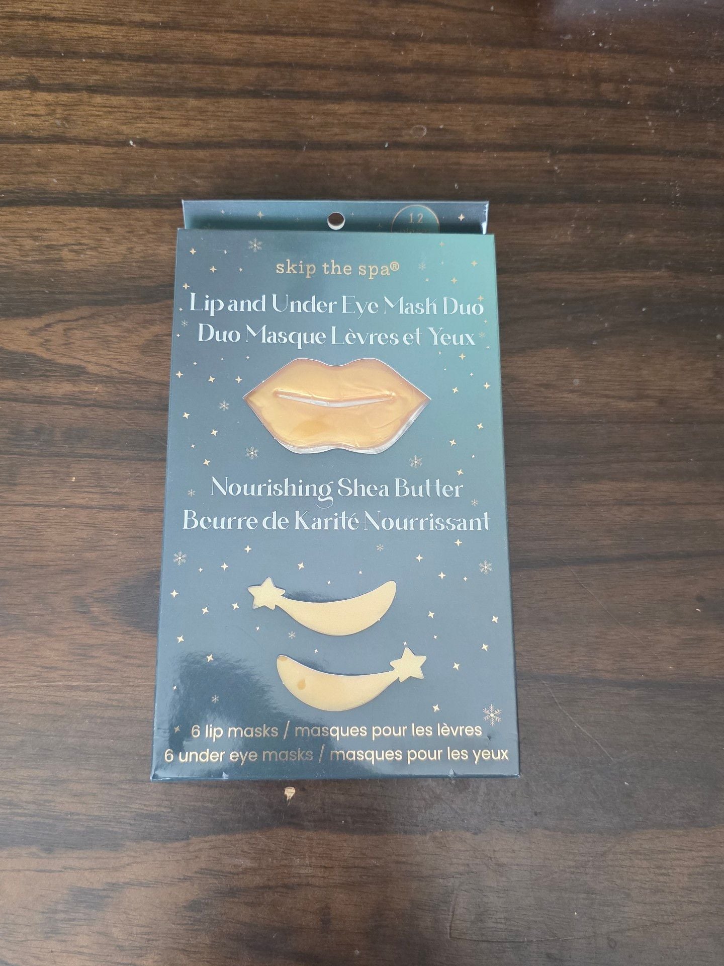 New Sealed Skip The Spa Lip And Under Eye Mask Duo Nourishing Shea Butter 1