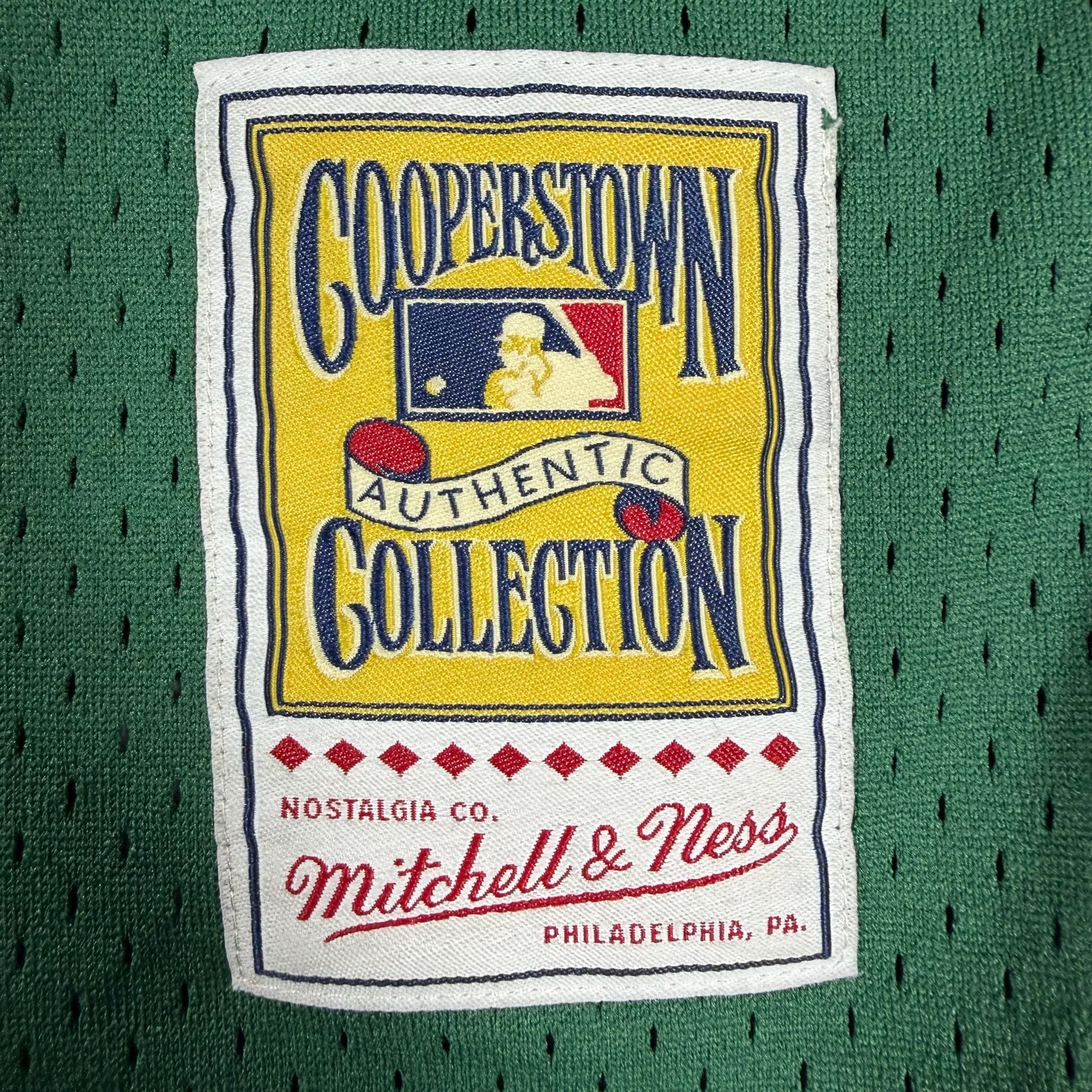 Mitchell & Ness 1998 Rickey Henderson Authentic Practice Jersey 48XL 6