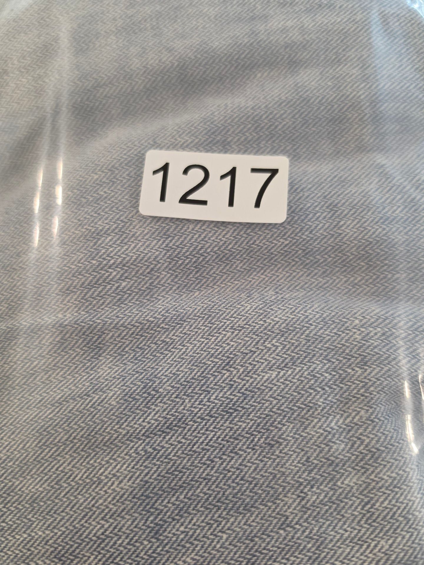 Banana Republic Blake Crop Size 8 Blue Linen Cotton 7
