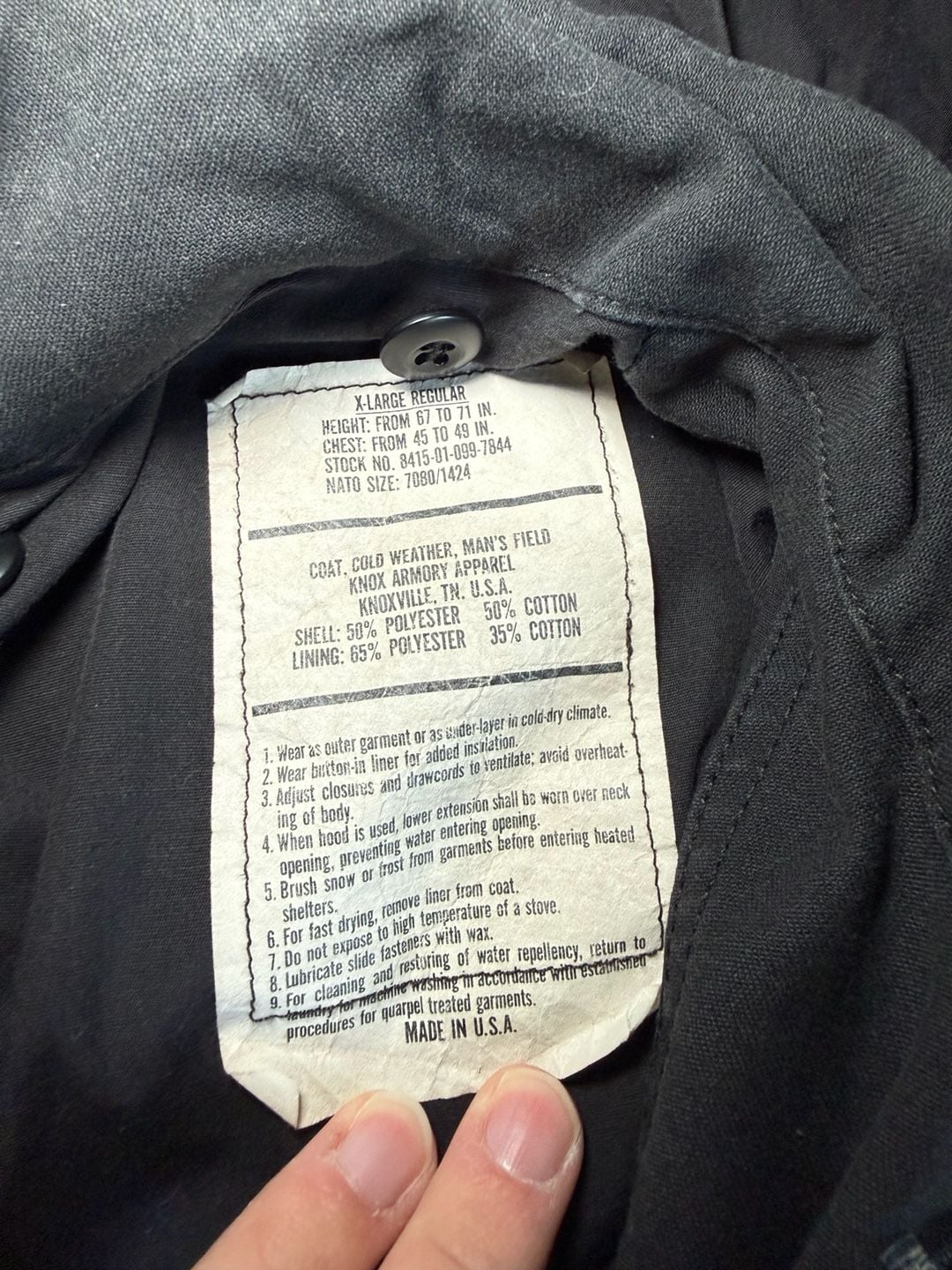90s Knox Armory M-65 Field Jacket 4