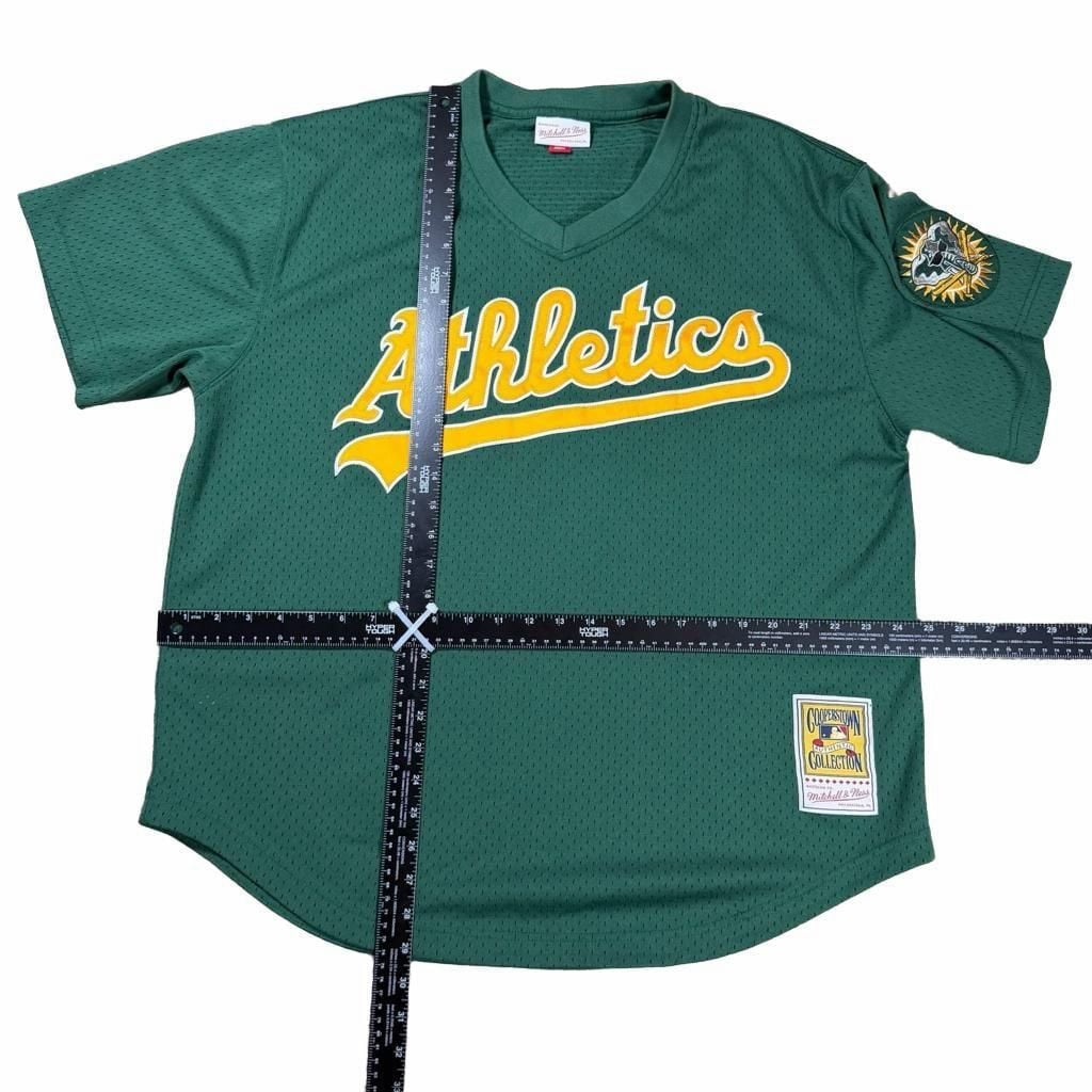 Mitchell & Ness 1998 Rickey Henderson Authentic Practice Jersey 48XL 2