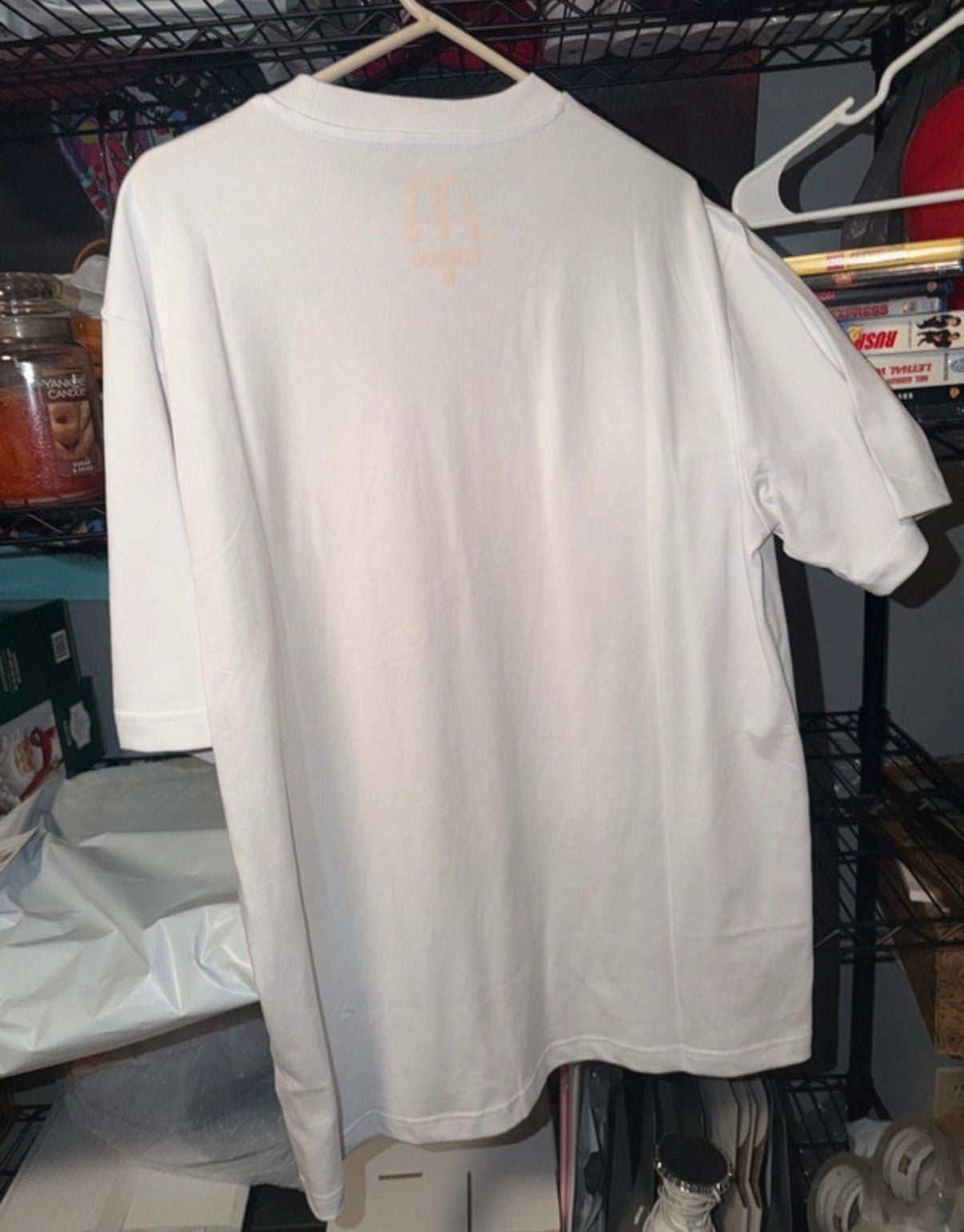 Palace x McDonald's T-Shirt Size L White Graphic Tee 4