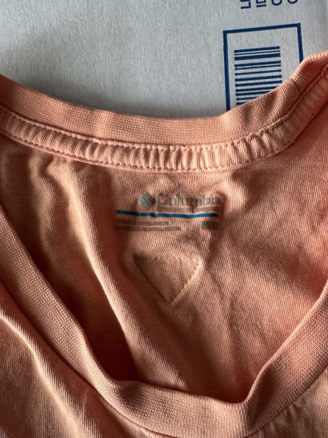 Columbia PFG Tank Top Size M Peach Palm Tree Graphic Sleeveless Shirt 4