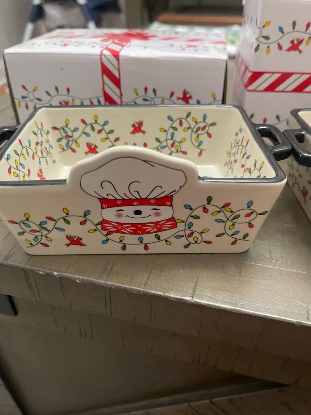 2 Temptation by Tara Ceramic Loaf Pan , Oven to Table , for Dana Cullen Pottery - , 2