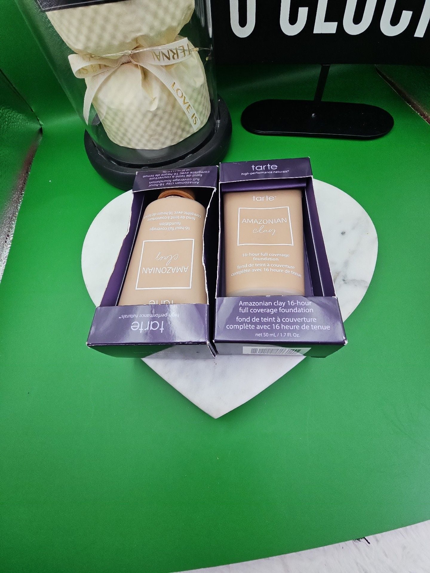 2x Tarte Amazonian Clay Full Coverage Foundation 46S Tan-Deep Sand 1