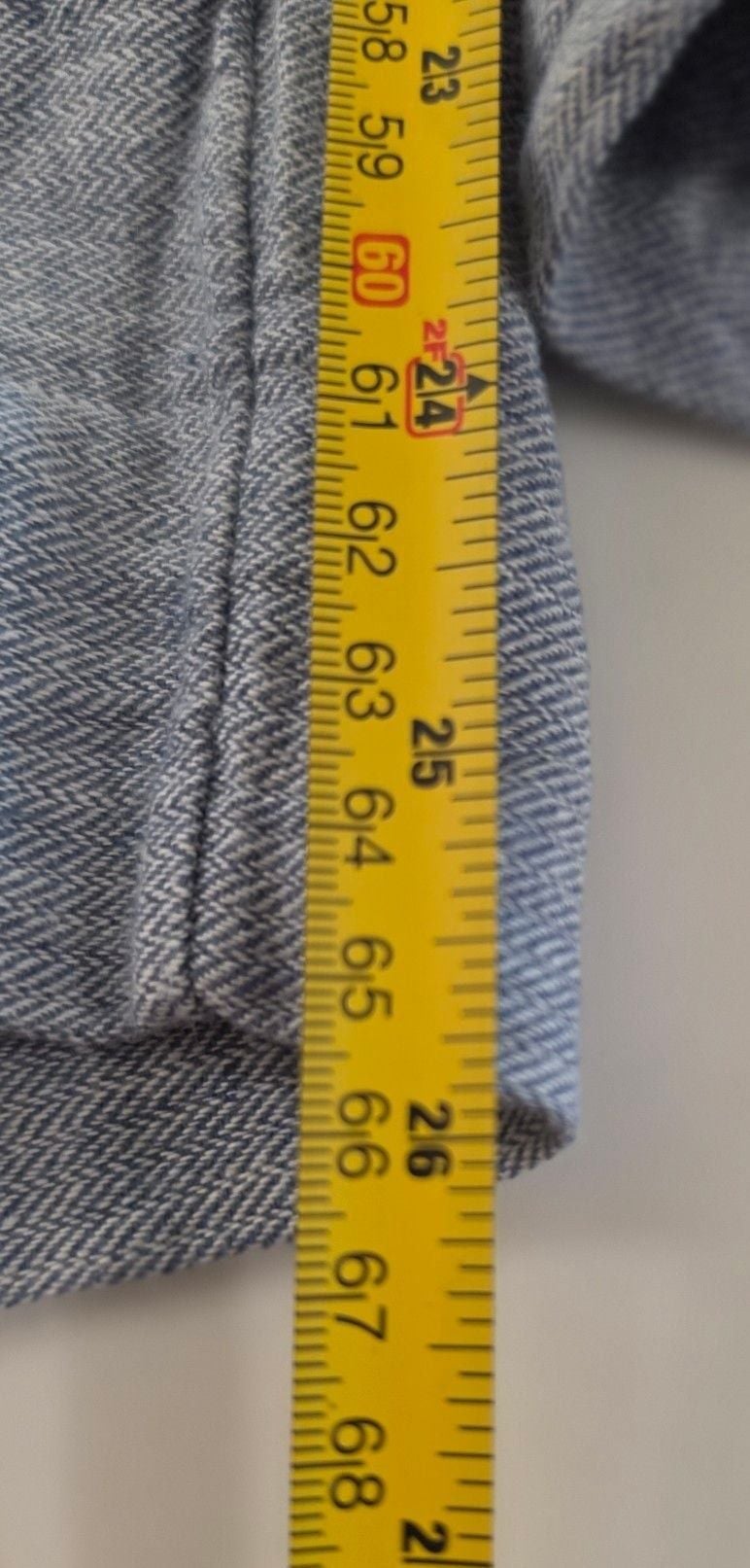 Banana Republic Blake Crop Size 8 Blue Linen Cotton 6