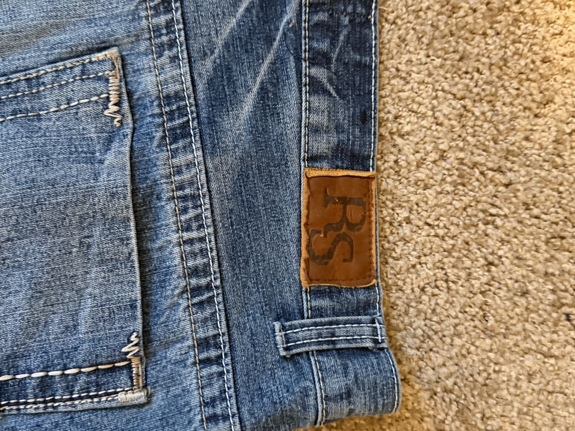RS Jeans Size W36 x L31 Blue Denim 6