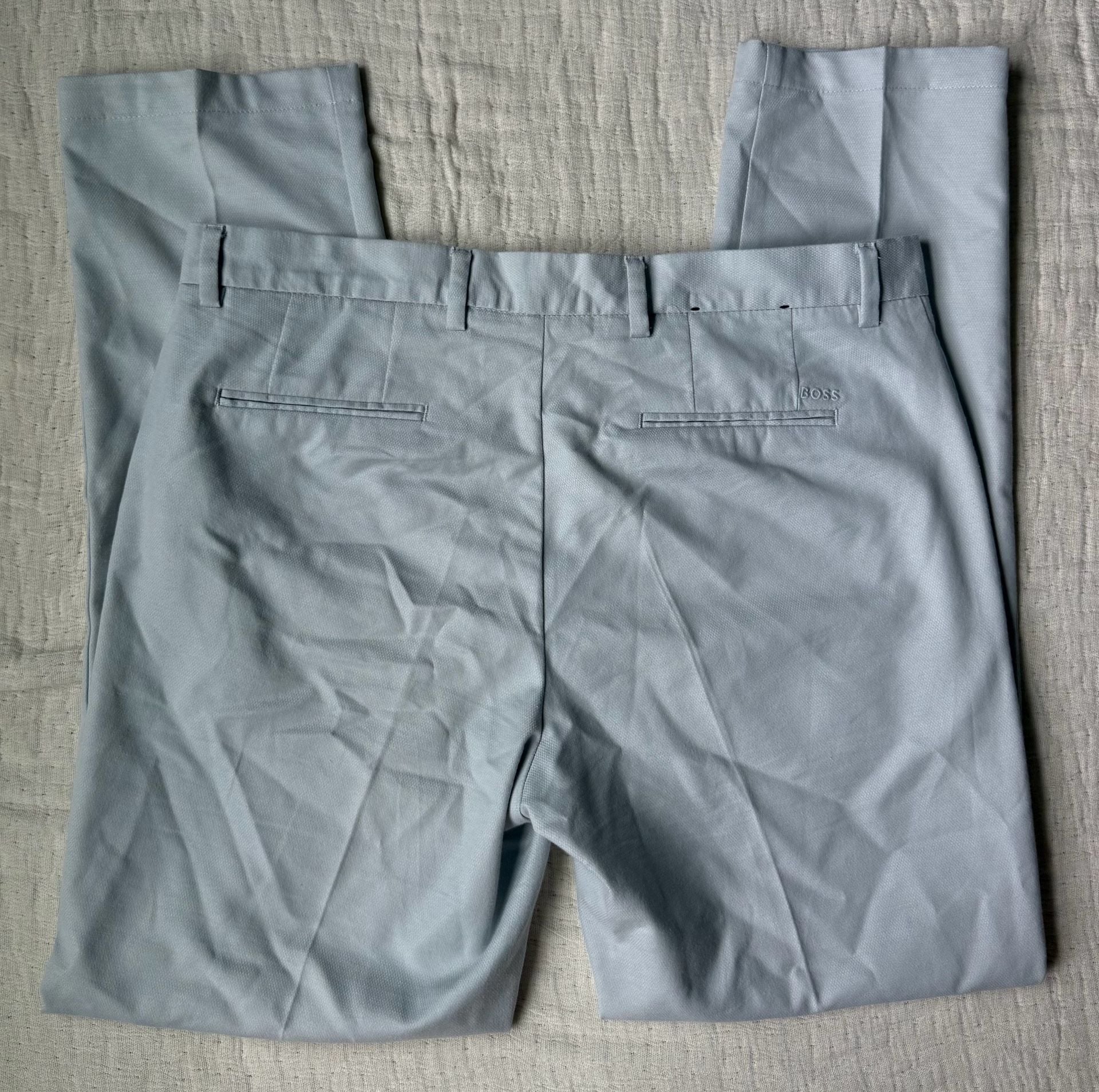 Hugo Boss Kaito Slim Fit Size 34R Gray Pants 5