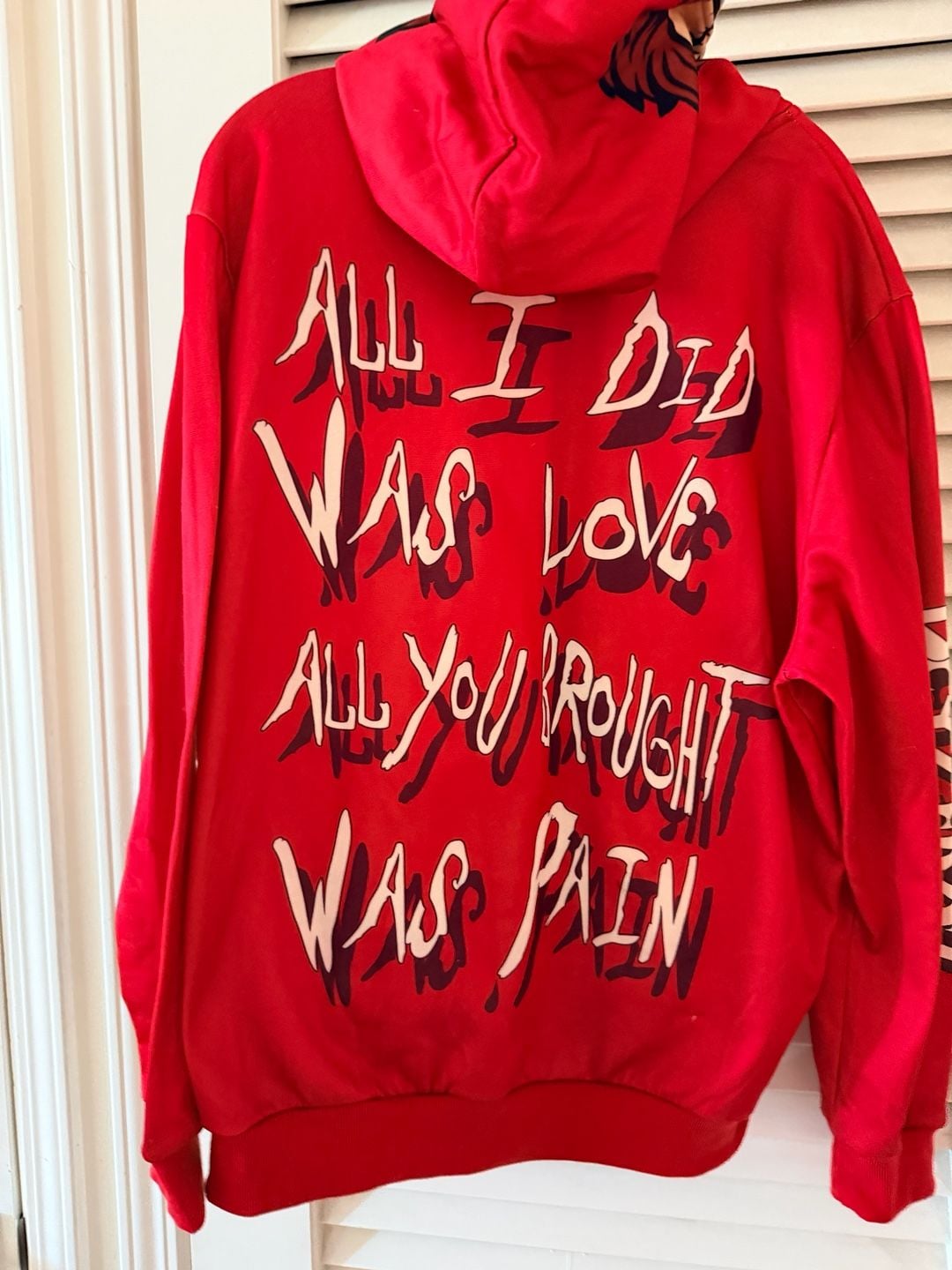 Reyzerati Love Abuser Chucky Limited Edition Full-Zip Hoodie Red Size: Large New 7