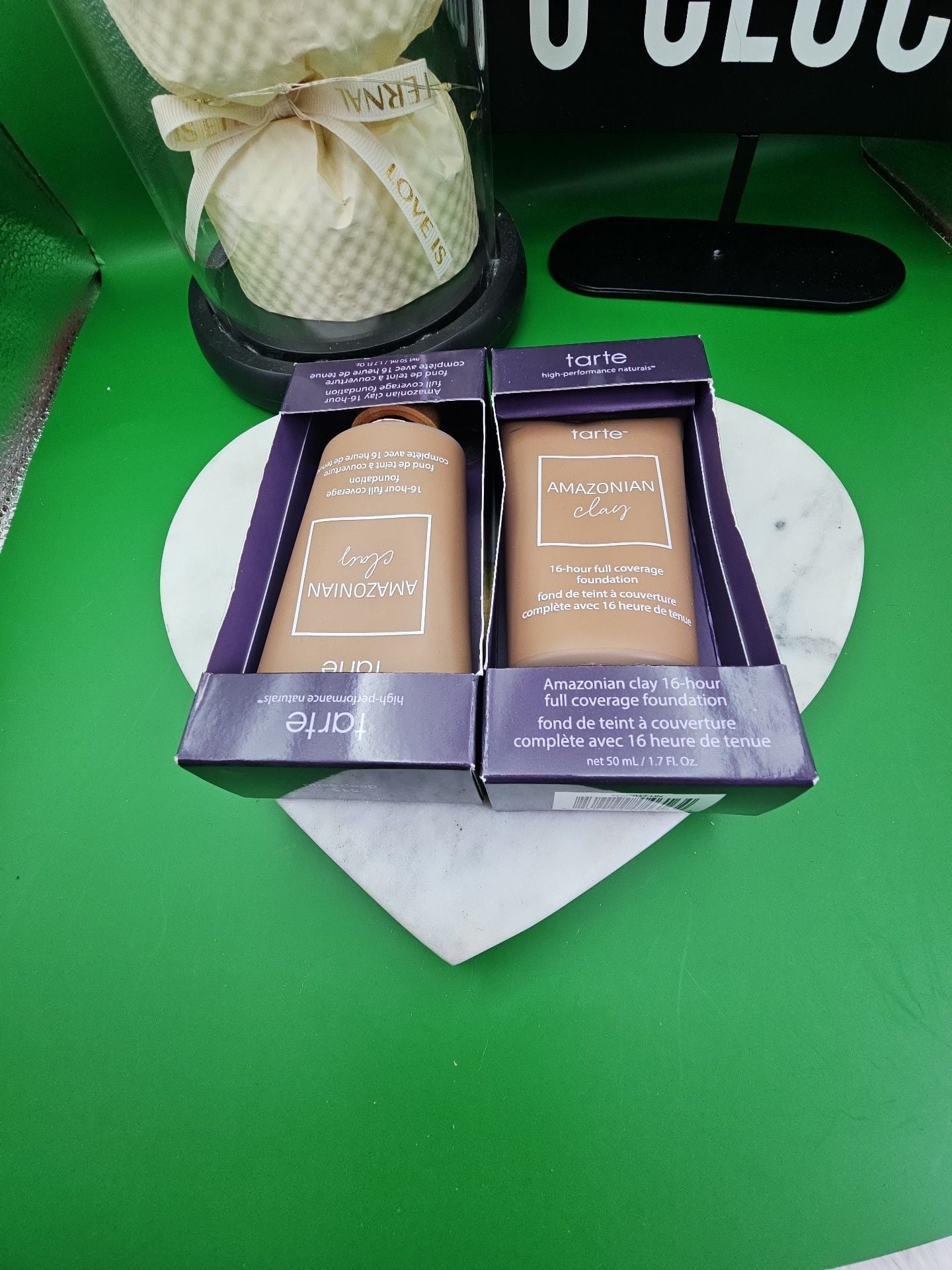 2x Tarte Amazonian Clay 16-Hour Foundation 51S Deep Sand 1
