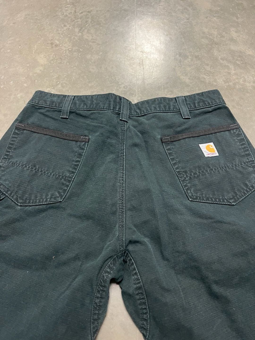 Carhartt B342 Ripstop Cargo Work Pants Size 38x34 Black 6