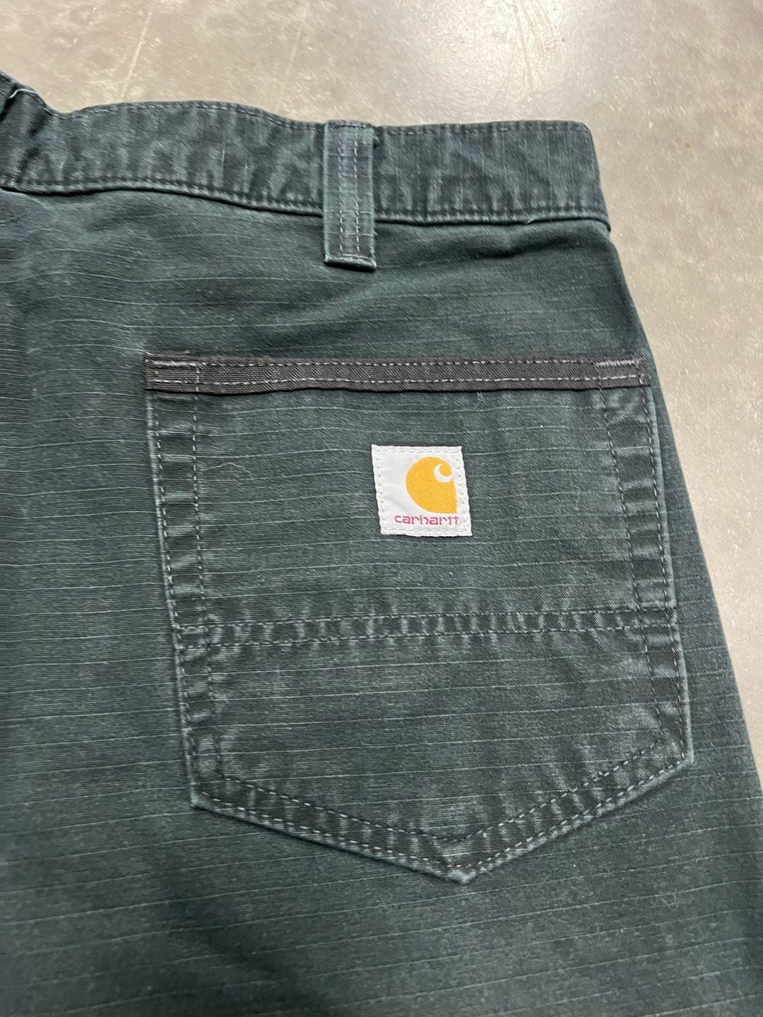 Carhartt B342 Ripstop Cargo Work Pants Size 38x34 Black 7