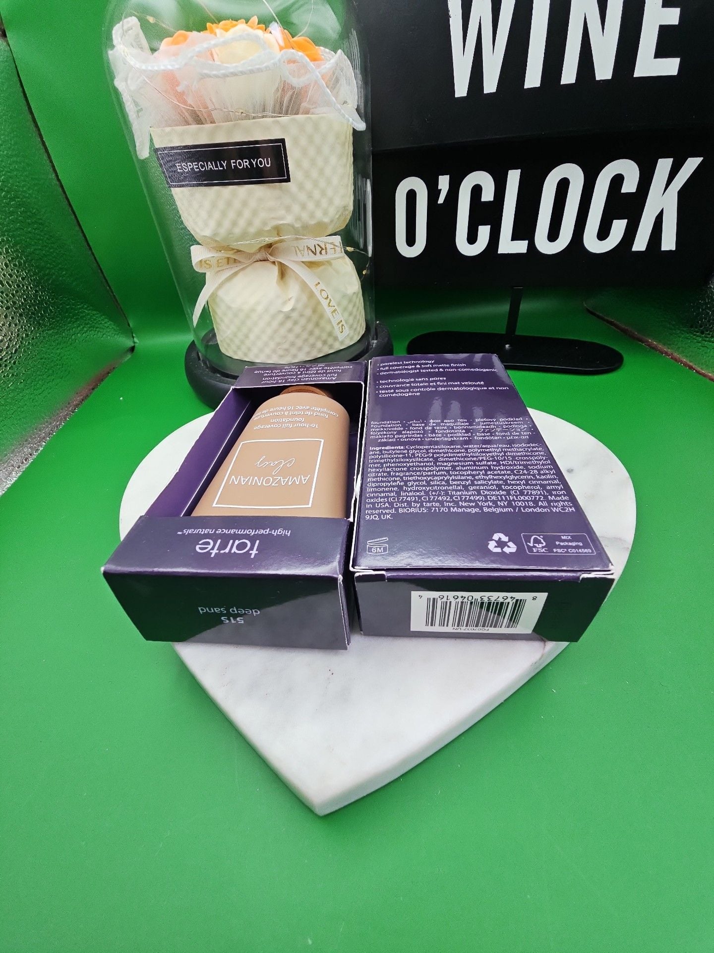 2x Tarte Amazonian Clay 16-Hour Foundation 51S Deep Sand 3