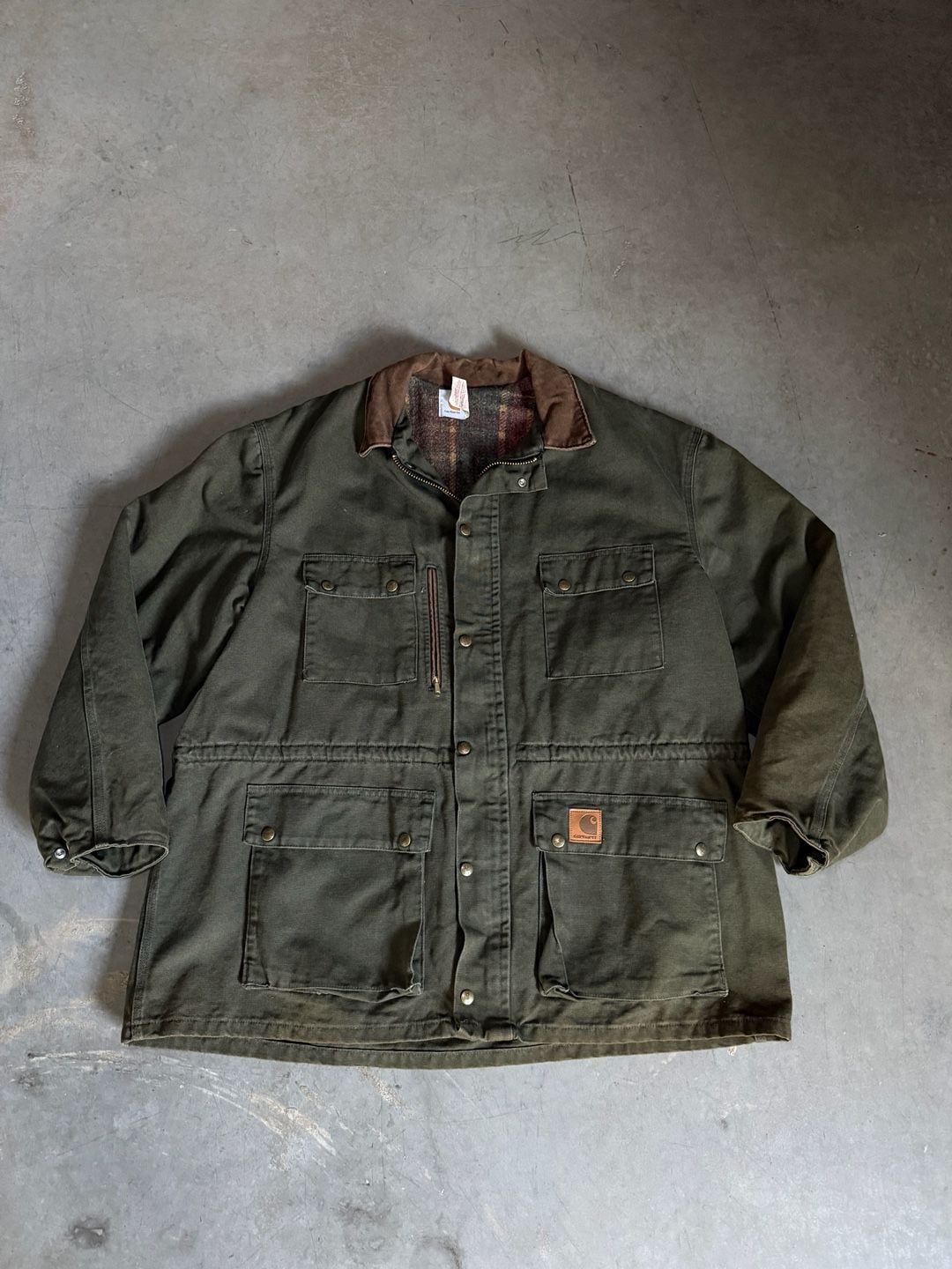 80s Blanket Lined Carhartt PB1366 Field Coat 2