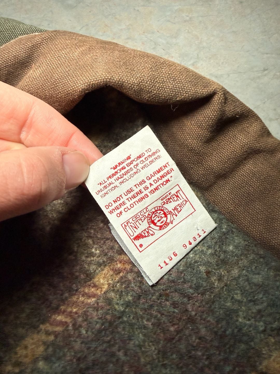 80s Blanket Lined Carhartt PB1366 Field Coat 5