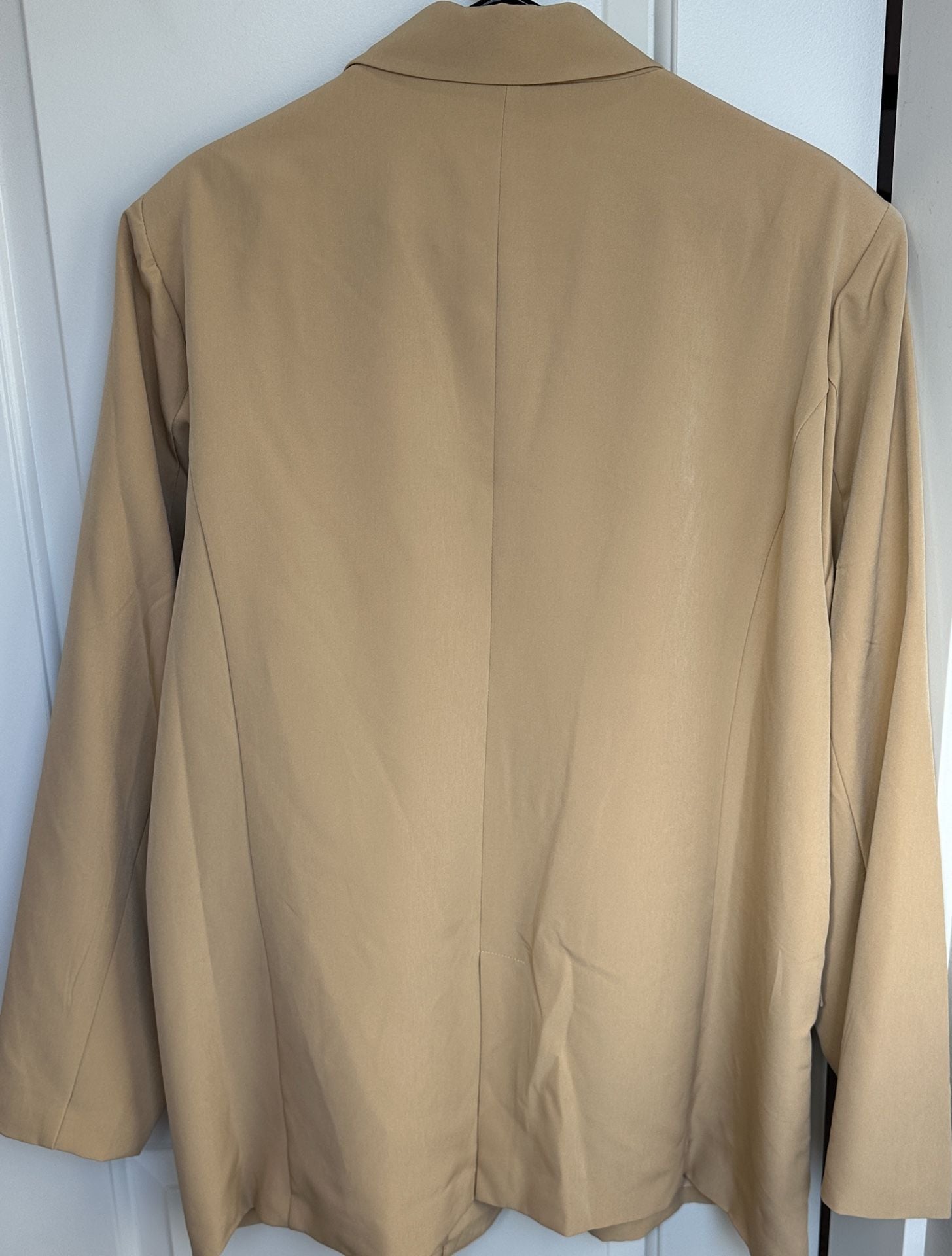 And Now This Blazer Size 2X Camel Brown 6