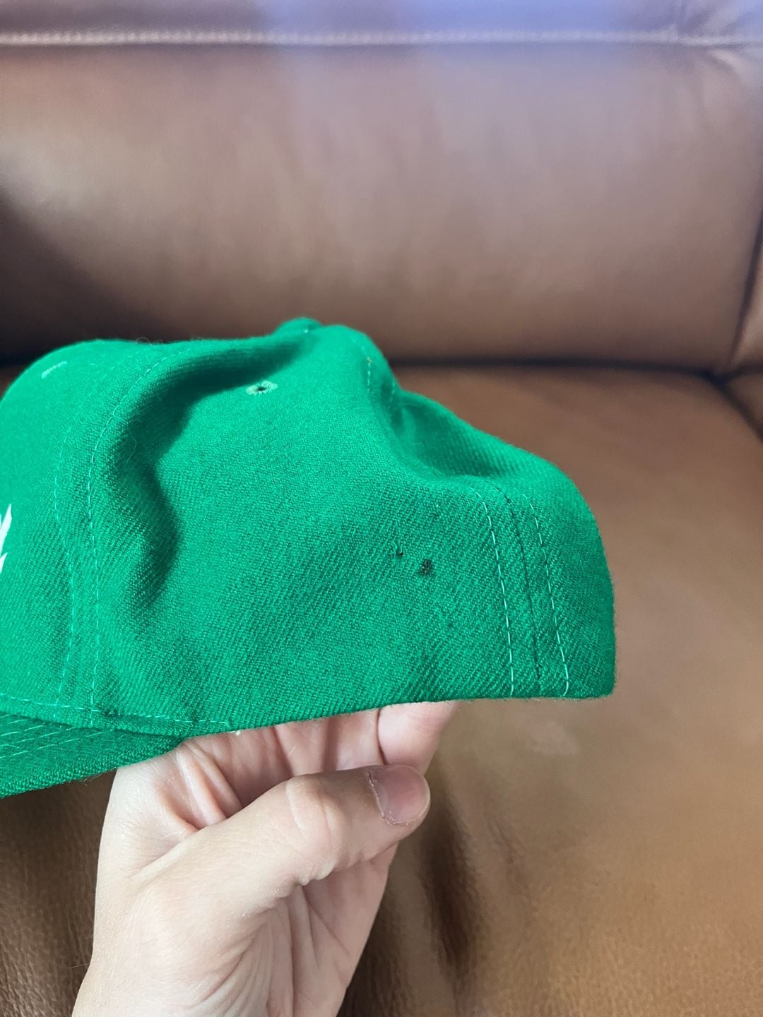 USA Made Boston Celtics Script Vintage 80s Wool Snapback Hat 7