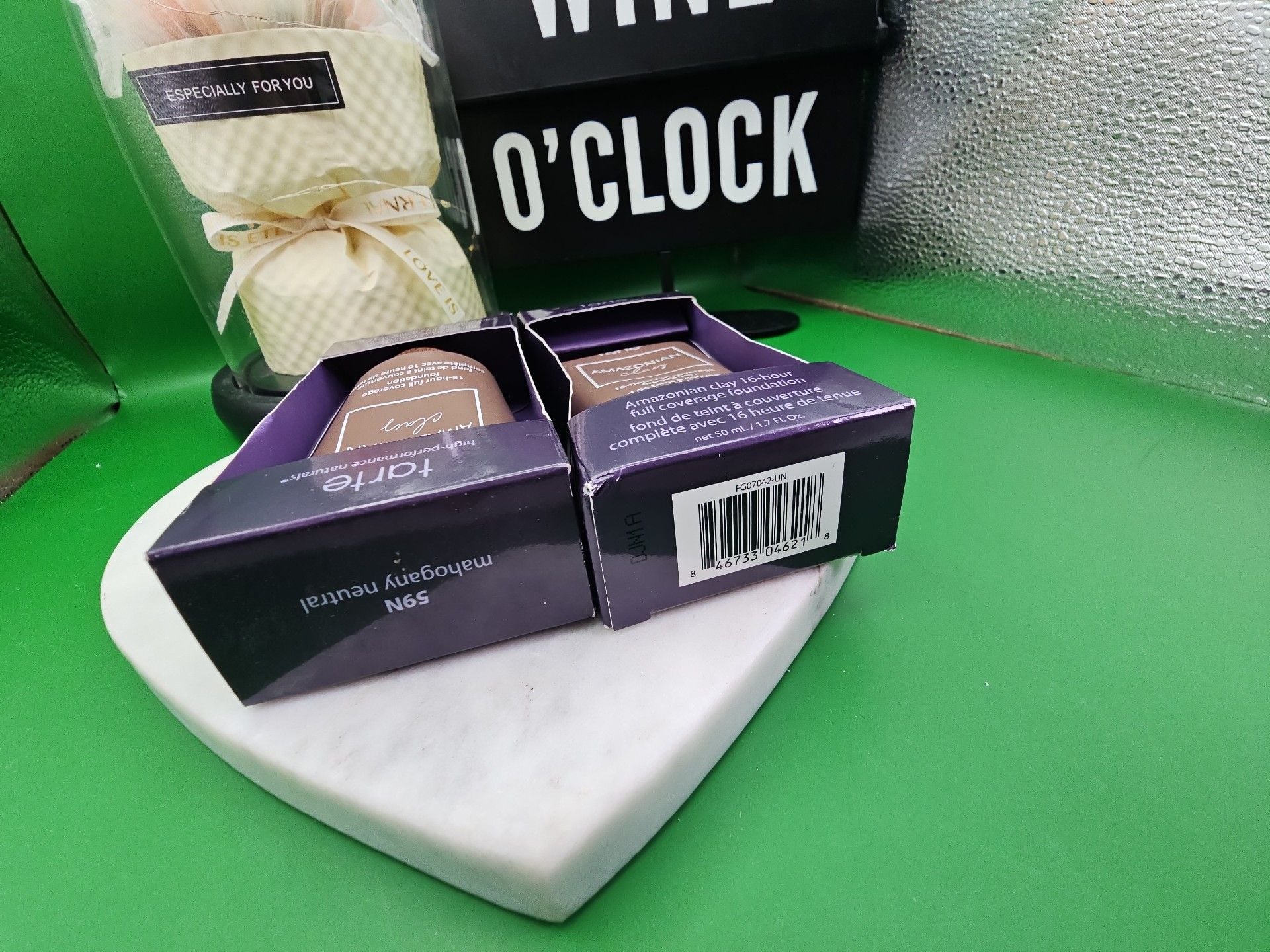 2x Tarte Amazonian Clay 16-Hour Full Coverage Foundation 59N Mahogany 2