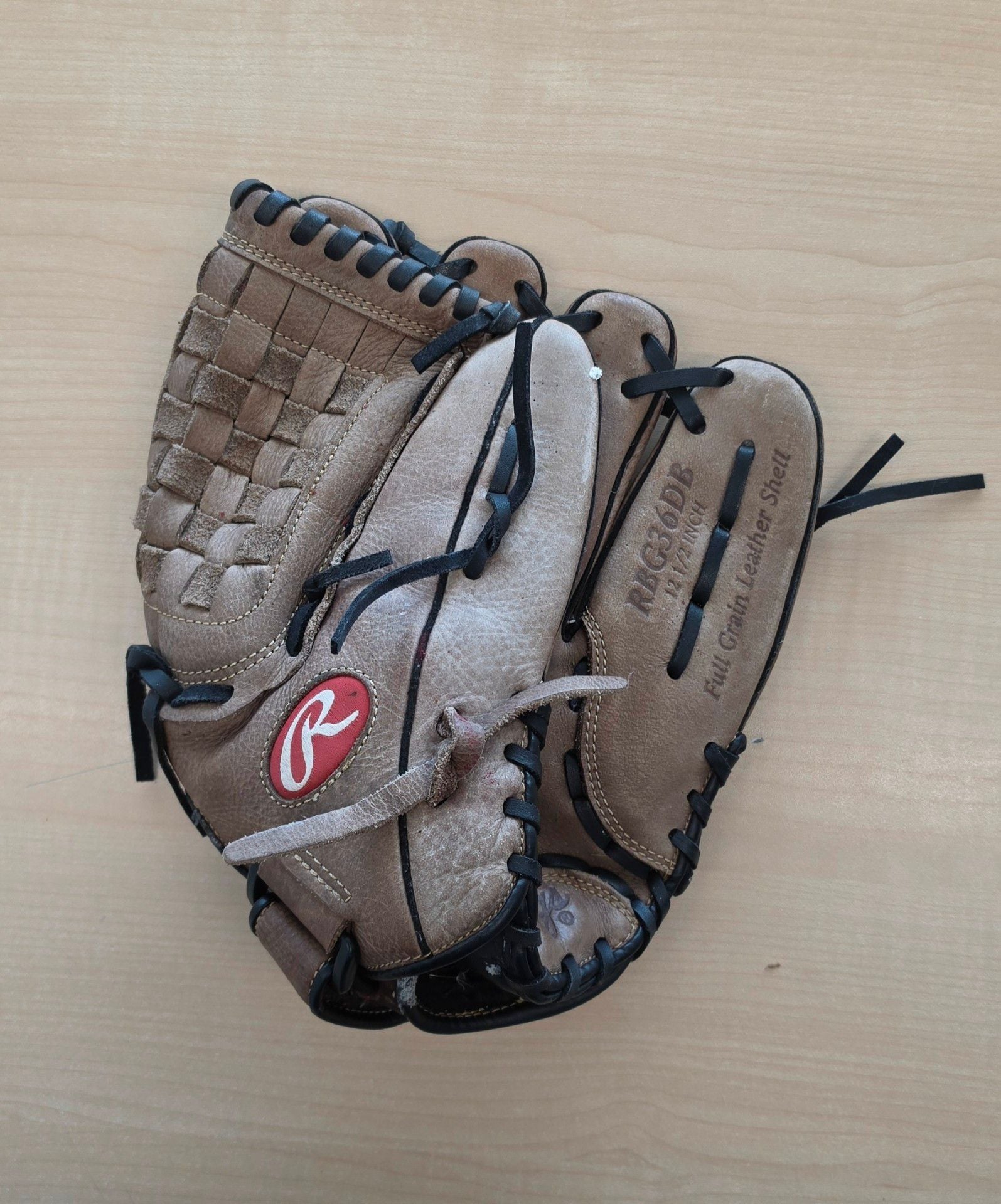 Rawlings RBG36DB Baseball Glove 12 1/2 Inch Leather 514 1
