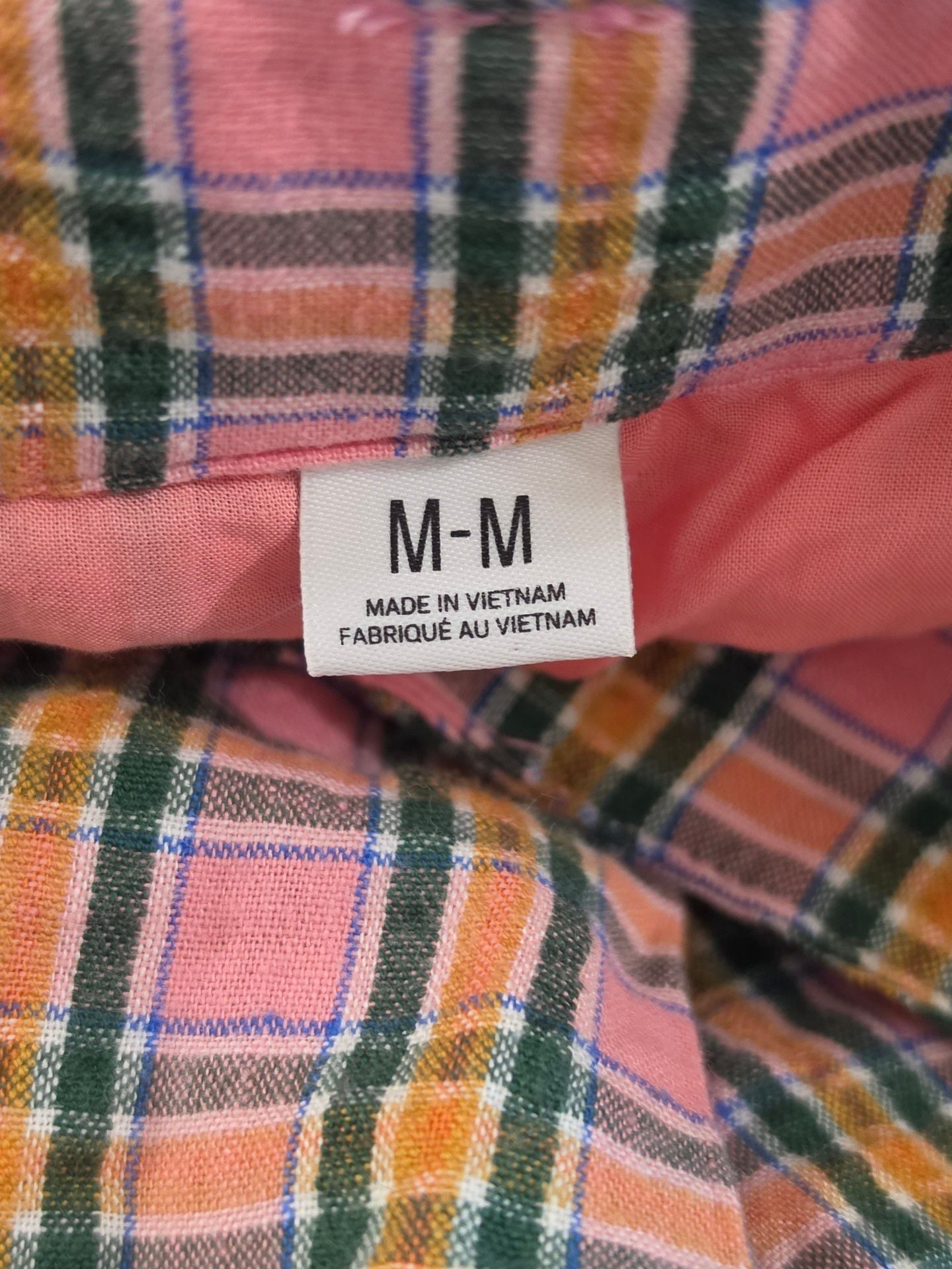 BDG Patchwork Plaid Pants Size M-M Pink Green Plaid 5