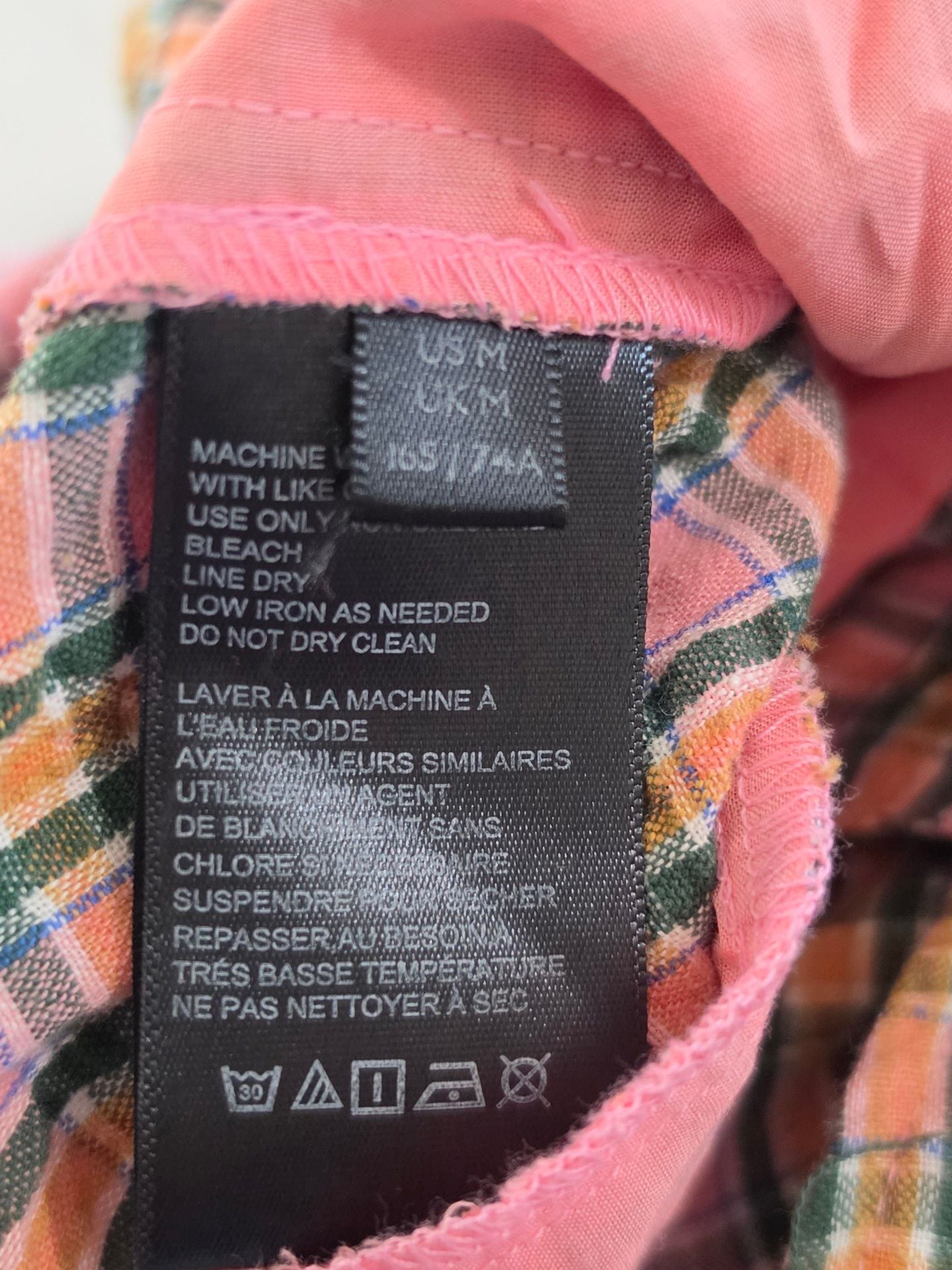 BDG Patchwork Plaid Pants Size M-M Pink Green Plaid 6
