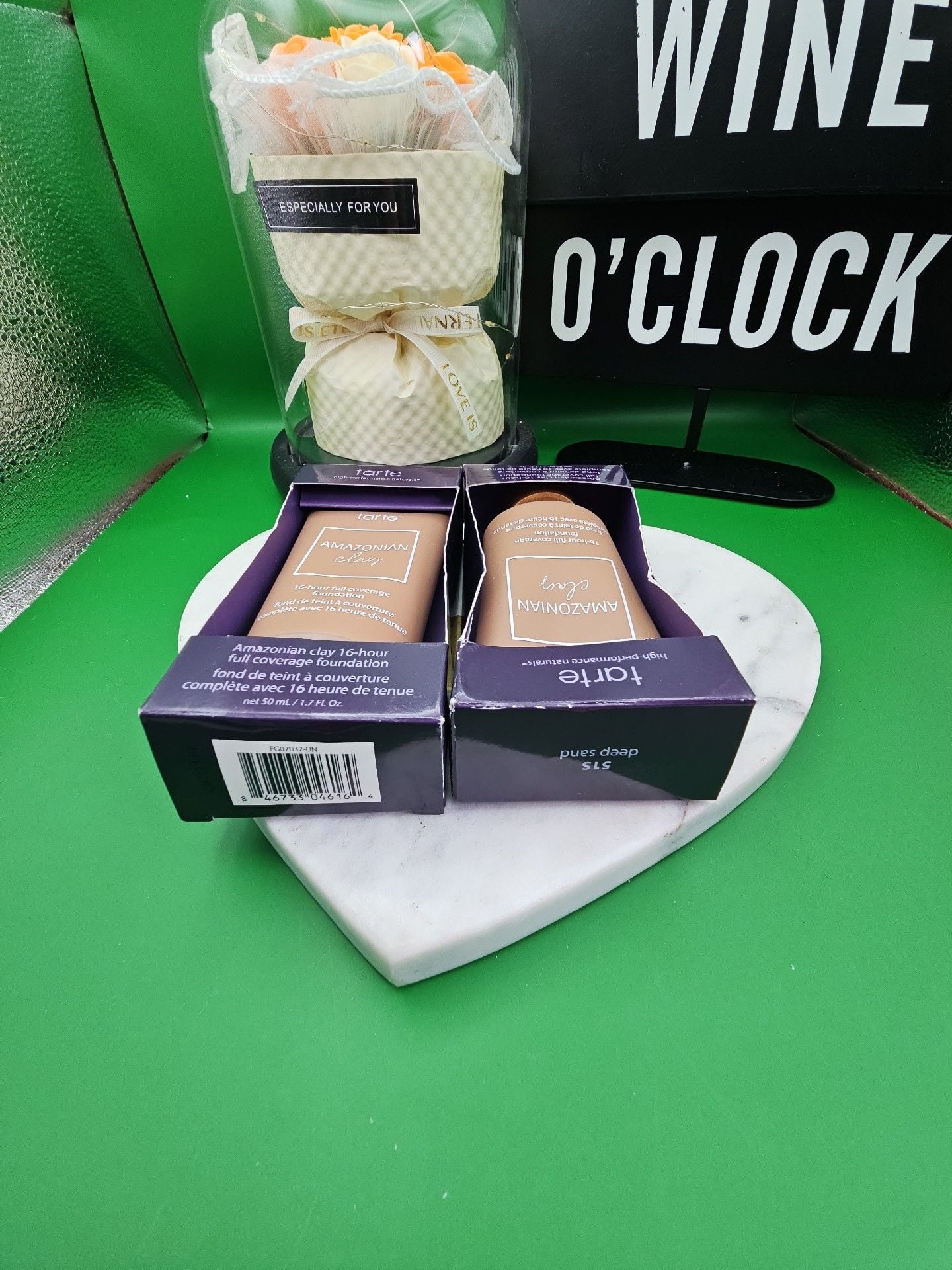 2x Tarte Amazonian Clay 16-Hour Foundation Deep Sand 51S New 1