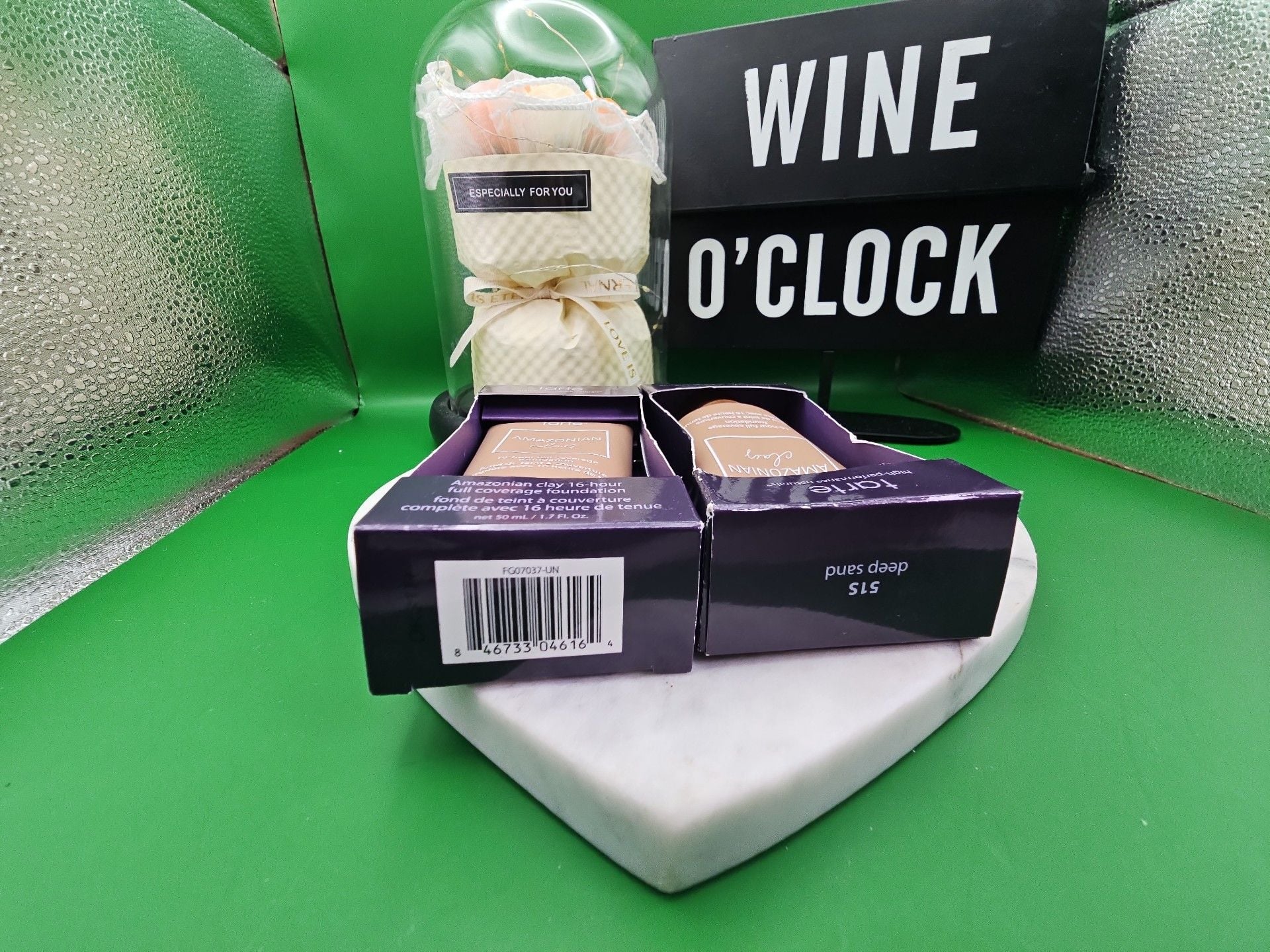 2x Tarte Amazonian Clay 16-Hour Foundation Deep Sand 51S New 2