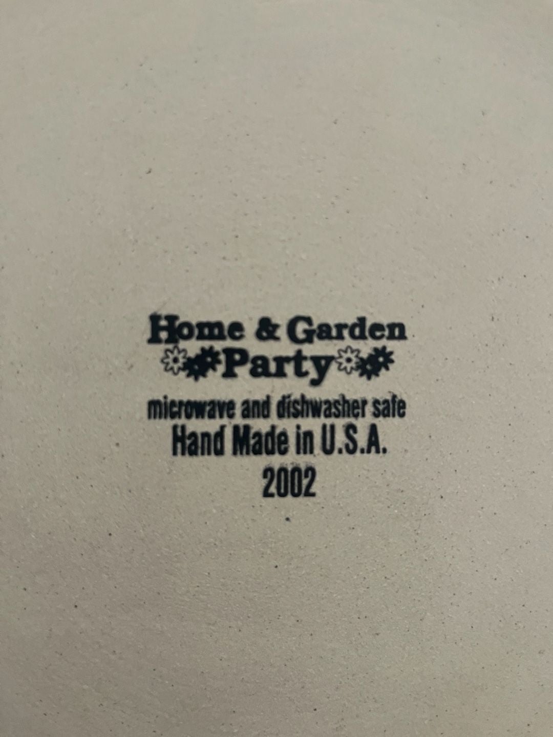 Home & Garden Party 2002 Fruit Grape Vine Ceramic Pie Baker Plate 4