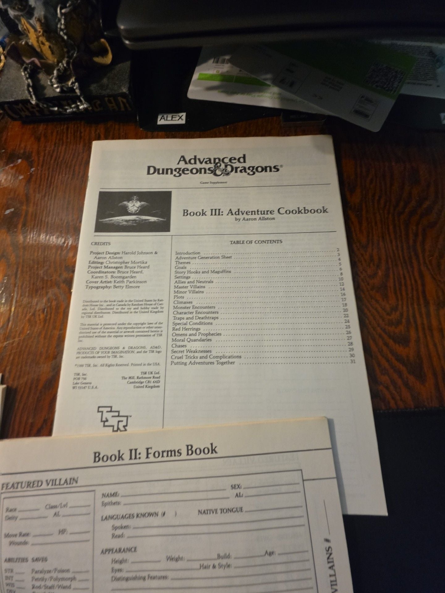 Advanced Dungeons And Dragons Dungeon Master's Design Kit 9234 3
