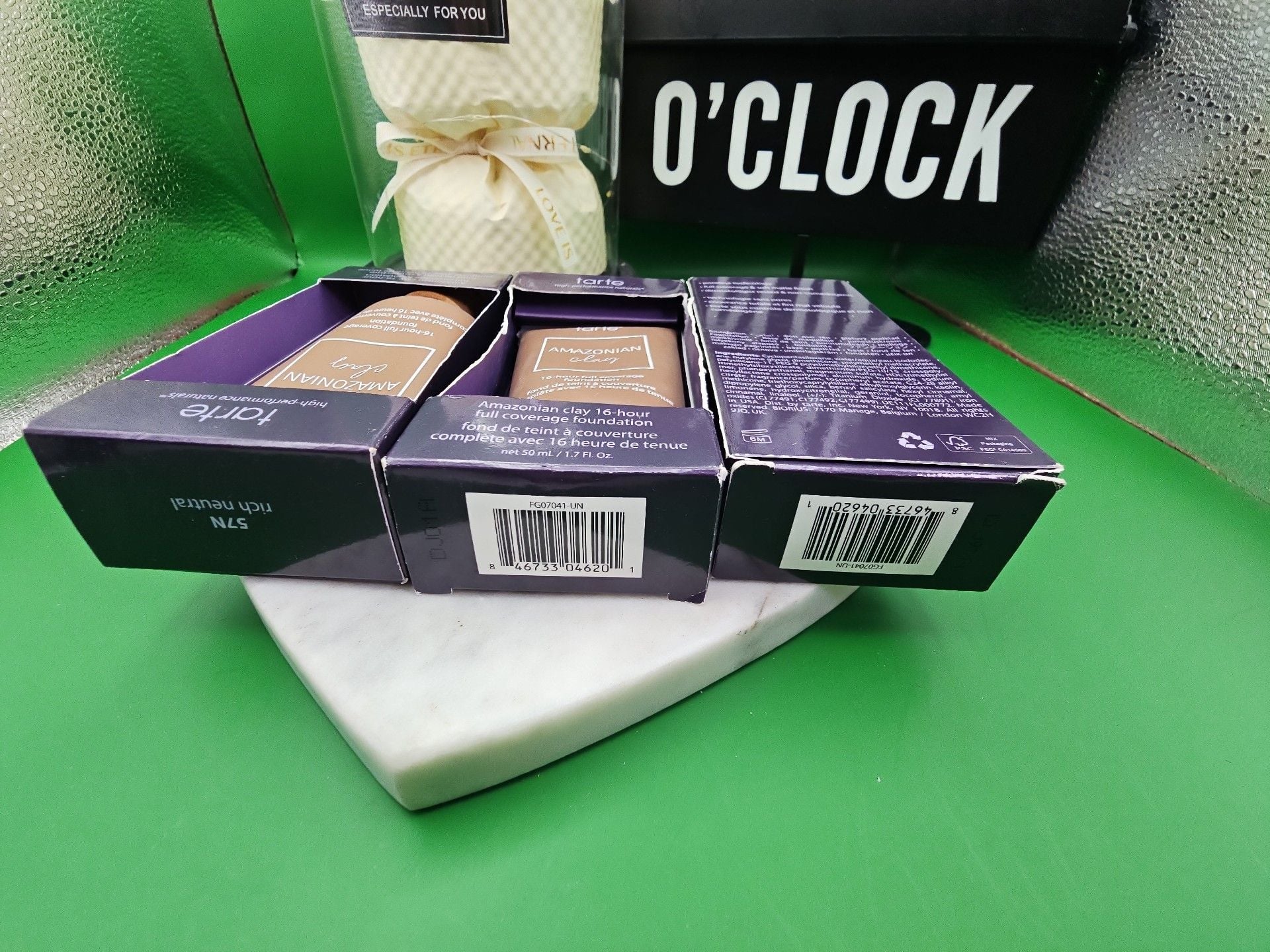 3x Tarte Amazonian Clay Foundation 57N Rich Neutral 1.7 Fl Oz 4