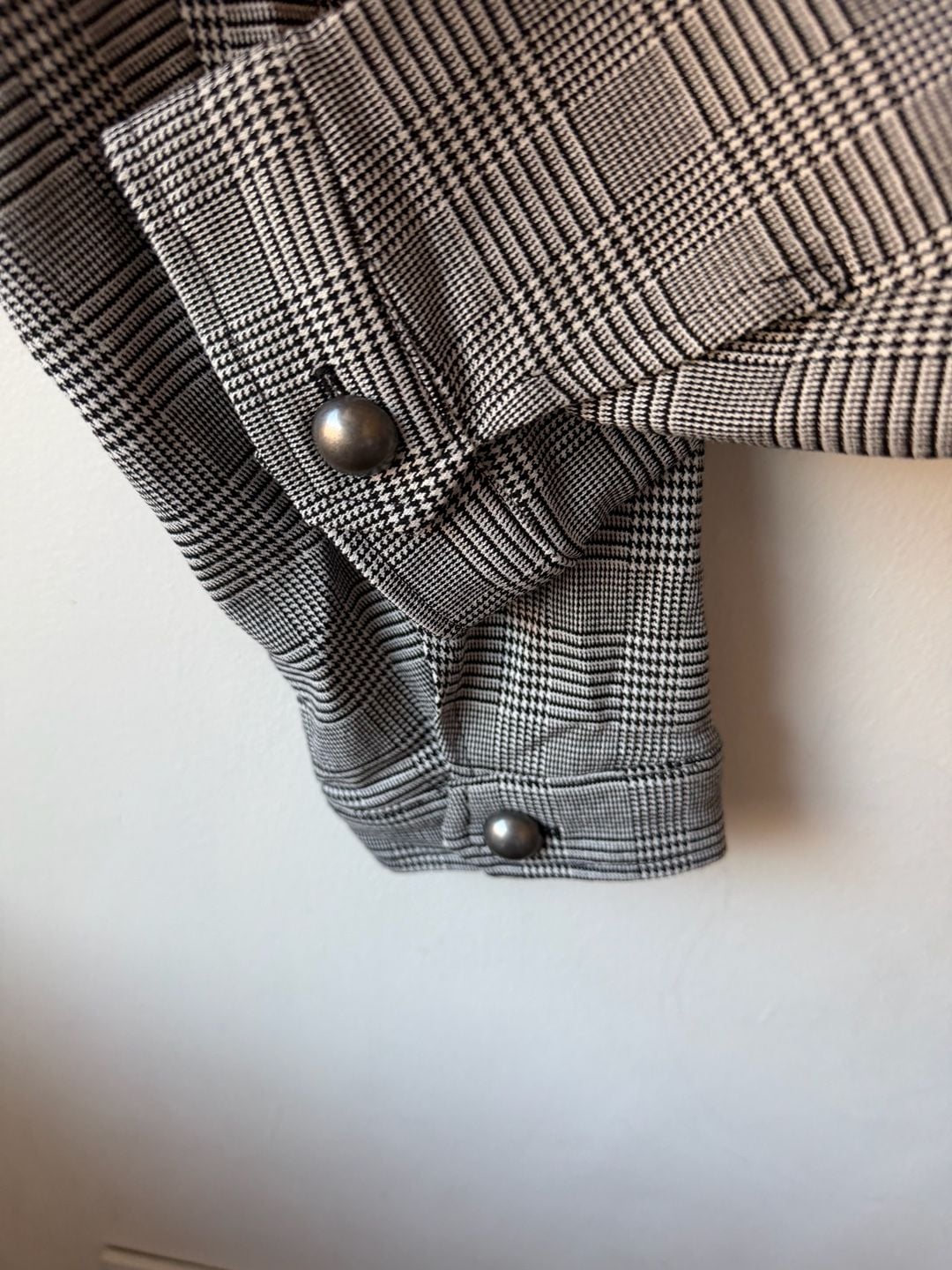 Torrid Glen Plaid Jacket Size 2 Black White 5