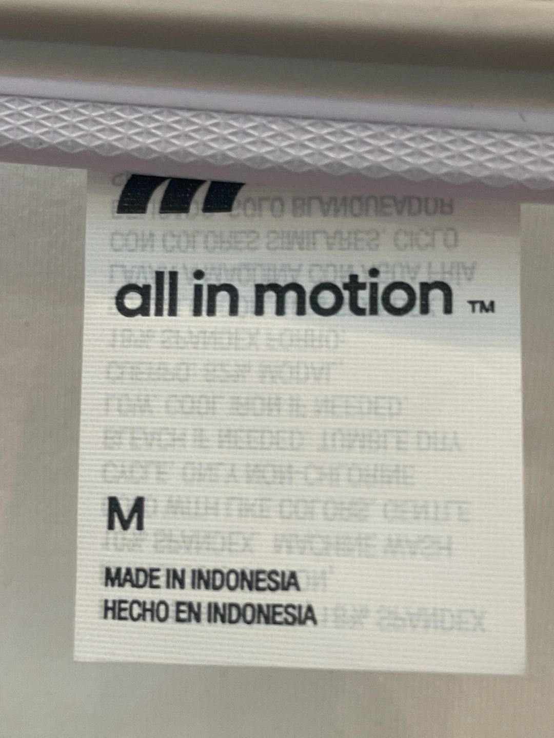 Brand New All In Motion Support Tank Top Size M White Ribbed Racerback 7