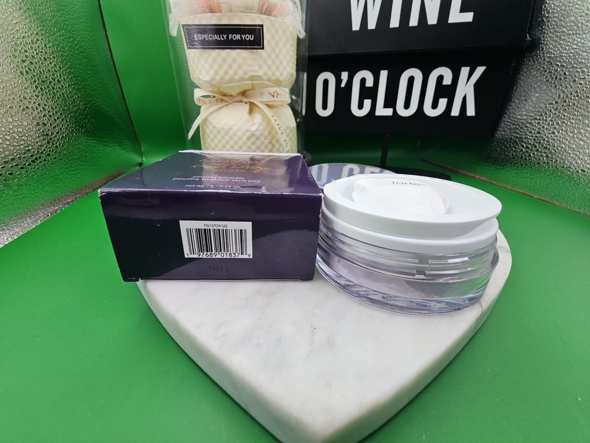 Tarte Creaseless Setting Powder Lavender 7g New In Box 2