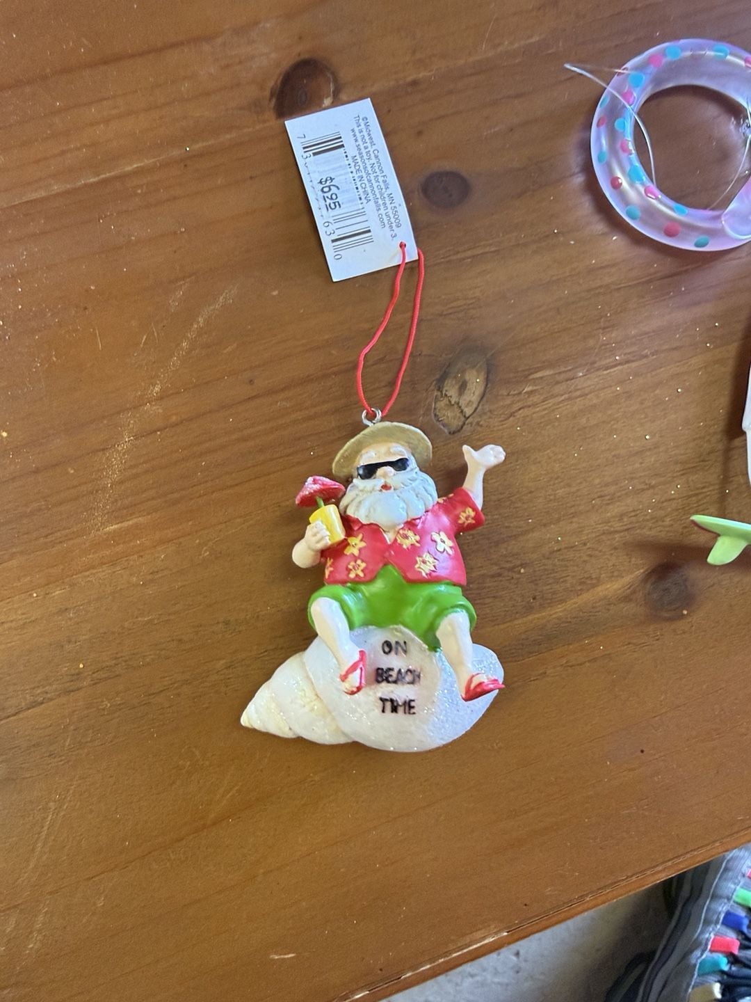 Midwest Cannon Falls Beach Santa Christmas Ornament 3