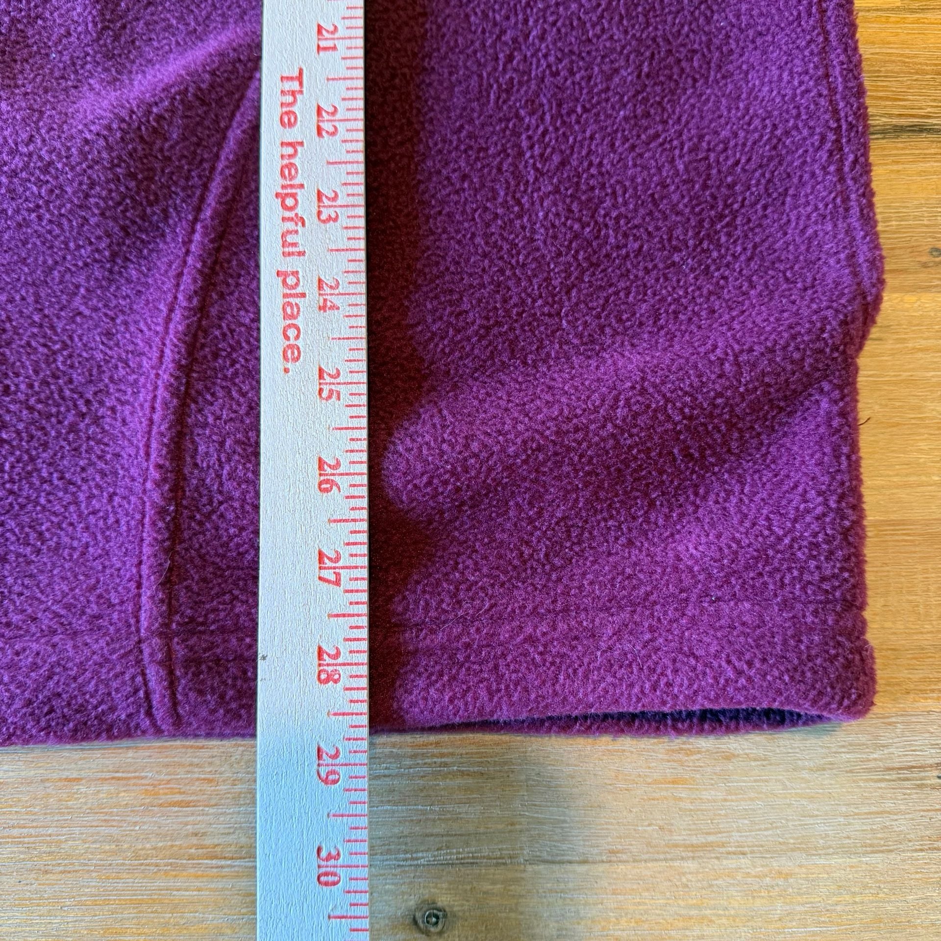VTG Tipsy Morro Bay California Fleece Jacket Mens Large L Purple Zip Made in USA 7