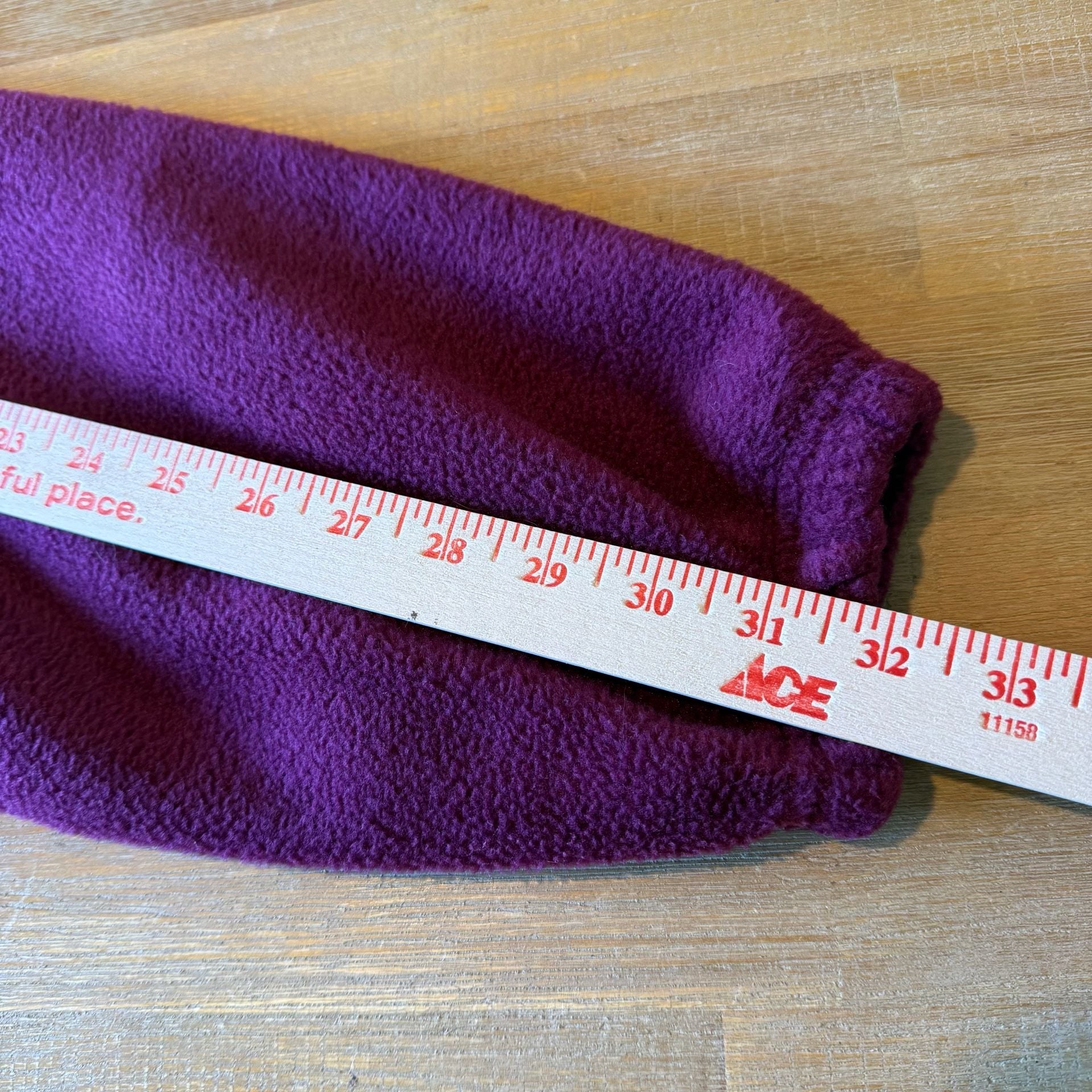 VTG Tipsy Morro Bay California Fleece Jacket Mens Large L Purple Zip Made in USA 9