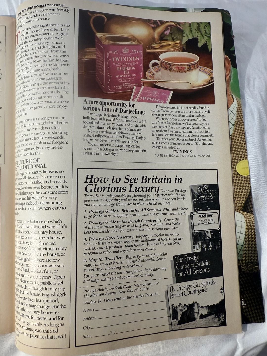 The Treasure Houses of Britain Magazine 1985 Vintage 11