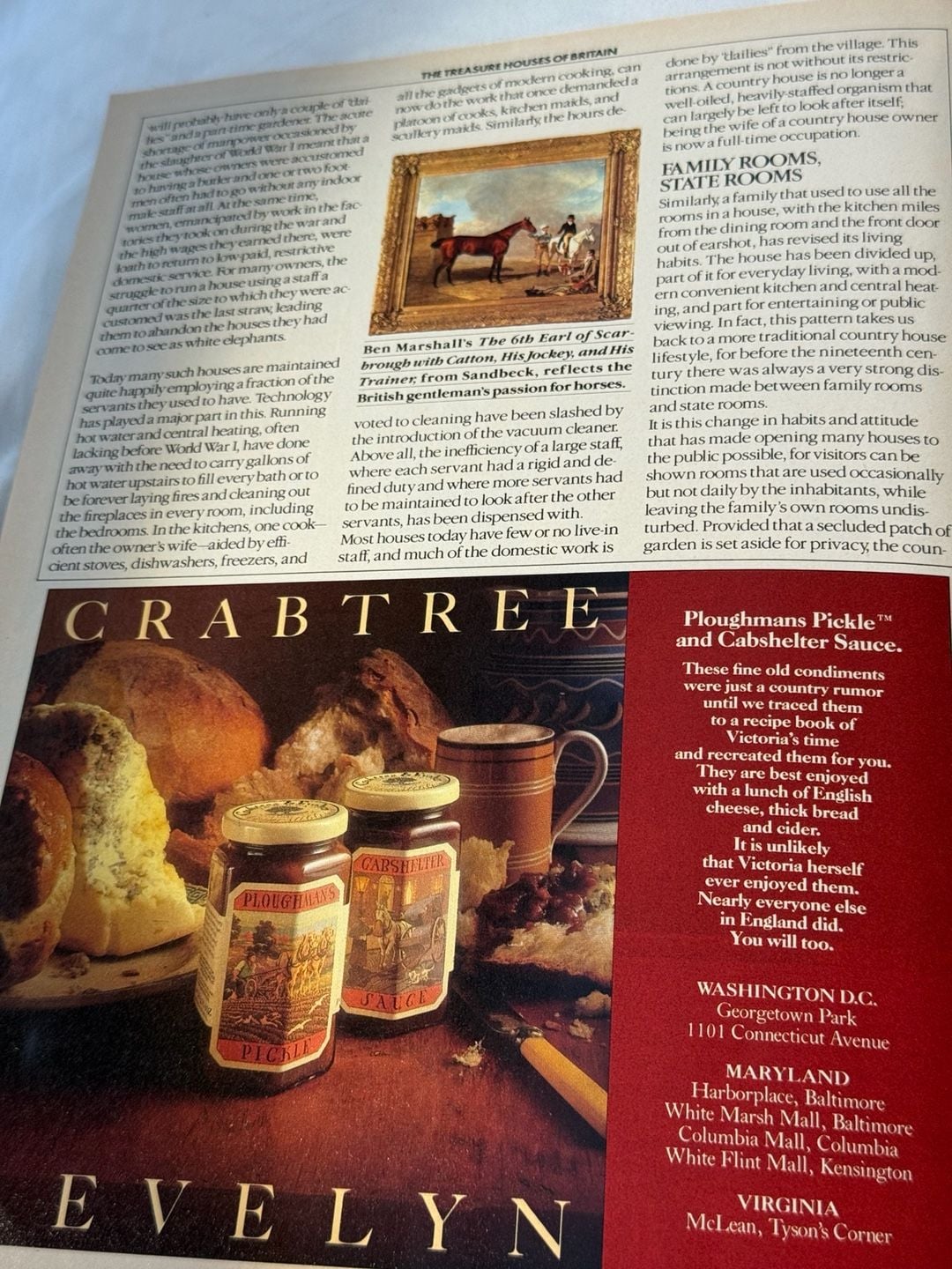 The Treasure Houses of Britain Magazine 1985 Vintage 13