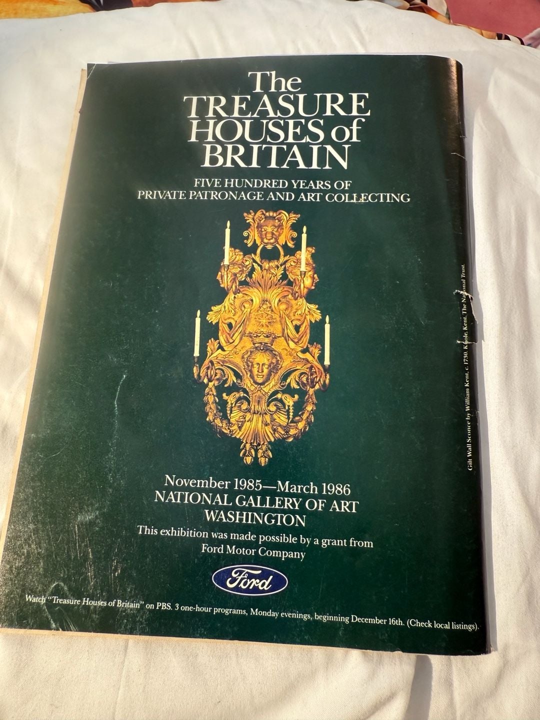 The Treasure Houses of Britain Magazine 1985 Vintage 16