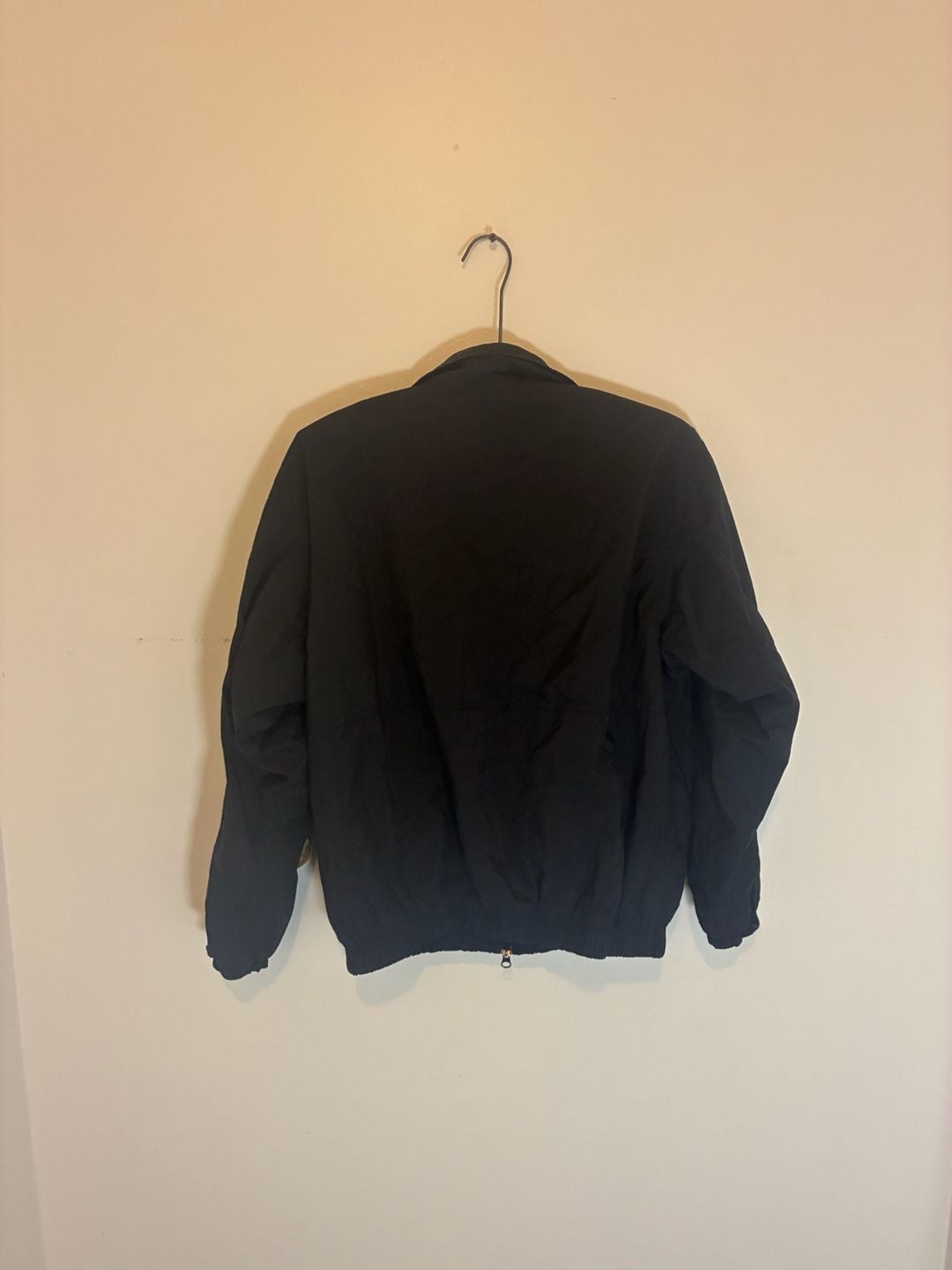 Nike Vintage Windbreaker Jacket Size M Black Swoosh 7