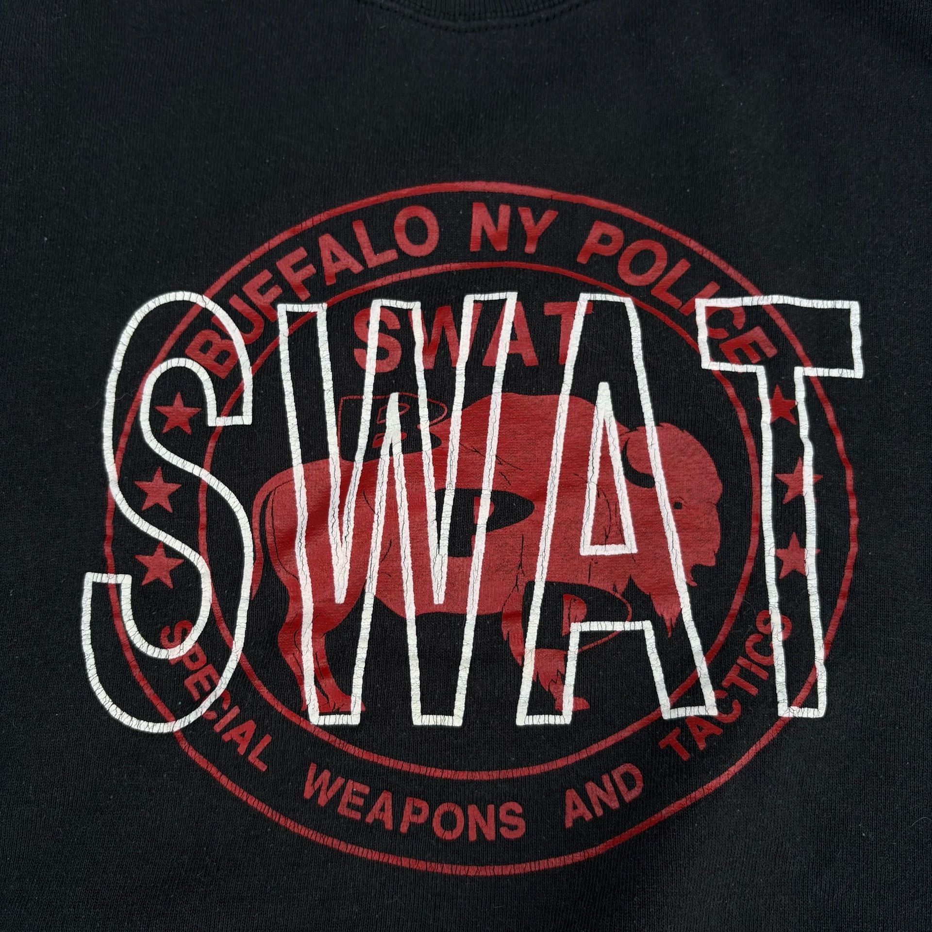 VTG 90s Buffalo NY Police SWAT Crewneck Sweatshirt XL Fruit of the Loom Boxy
3