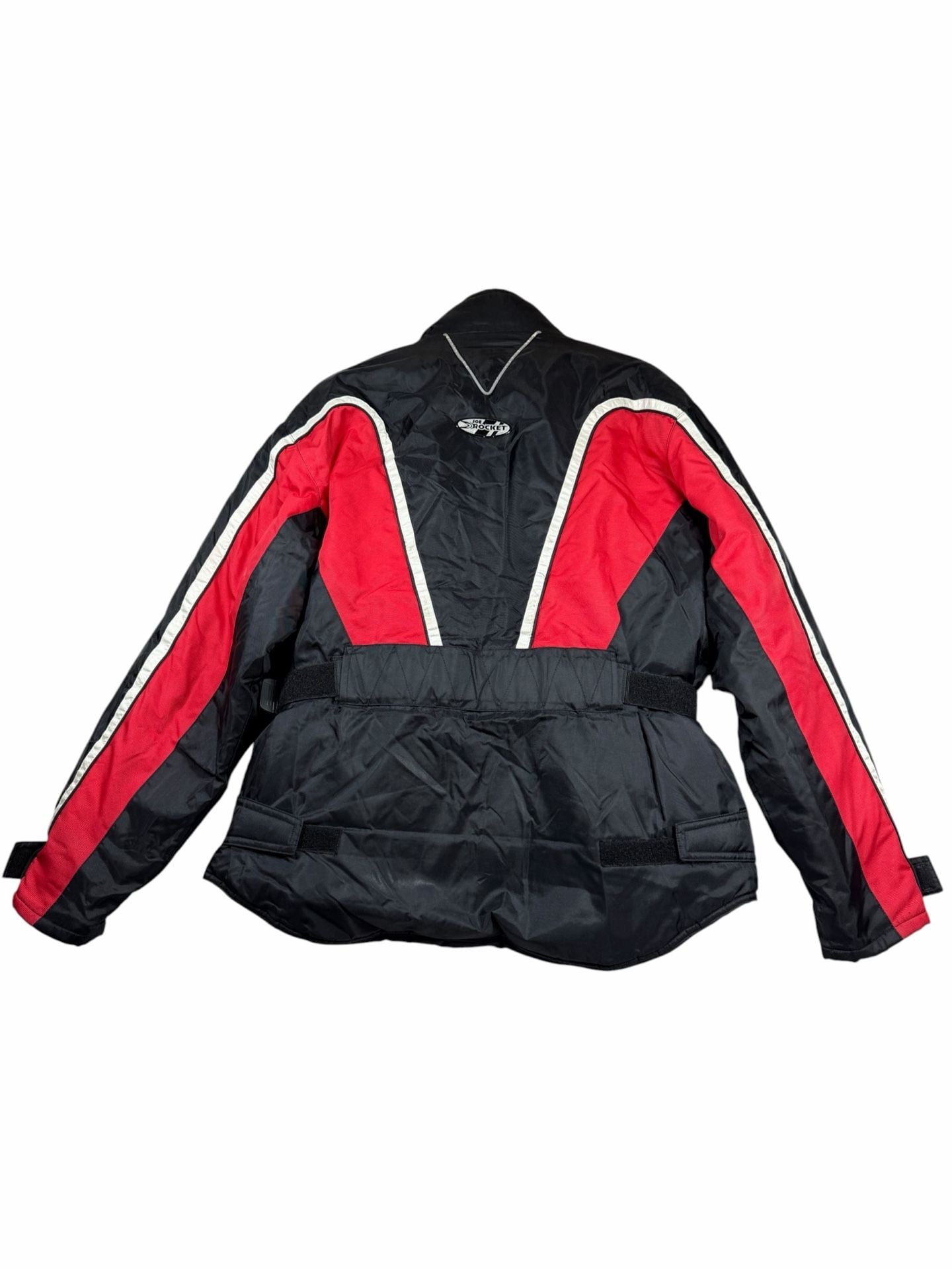 Joe Rocket Motorcycle Jacket Womens XL Red Black Padded Riding Biker Y2K 3