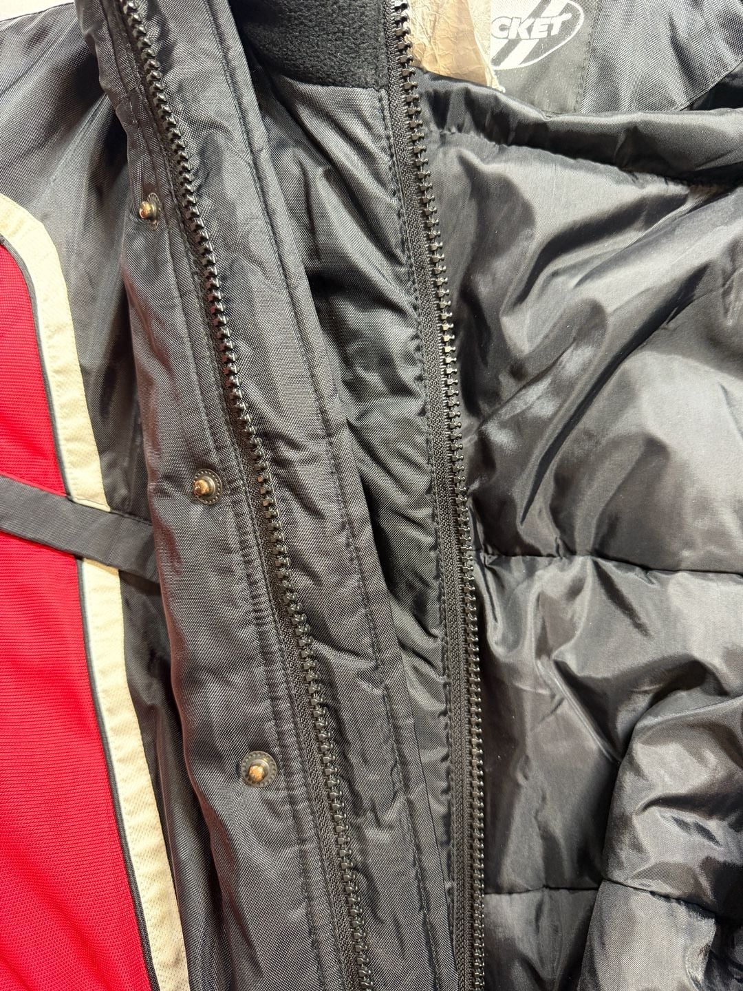 Joe Rocket Motorcycle Jacket Womens XL Red Black Padded Riding Biker Y2K 11