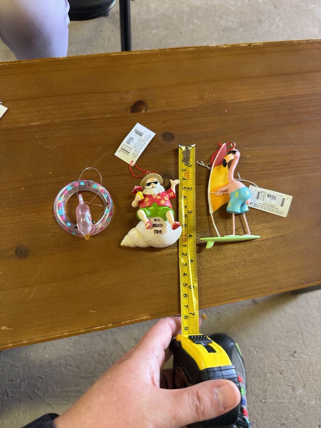 Midwest Cannon Falls Beach Santa Christmas Ornament 8